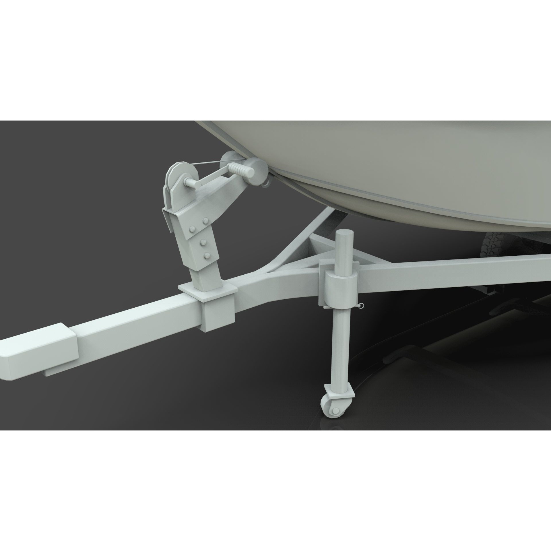 Lowe Fishing Machine 1775 WT - Low-Poly Game-Ready 3D Model - View 23