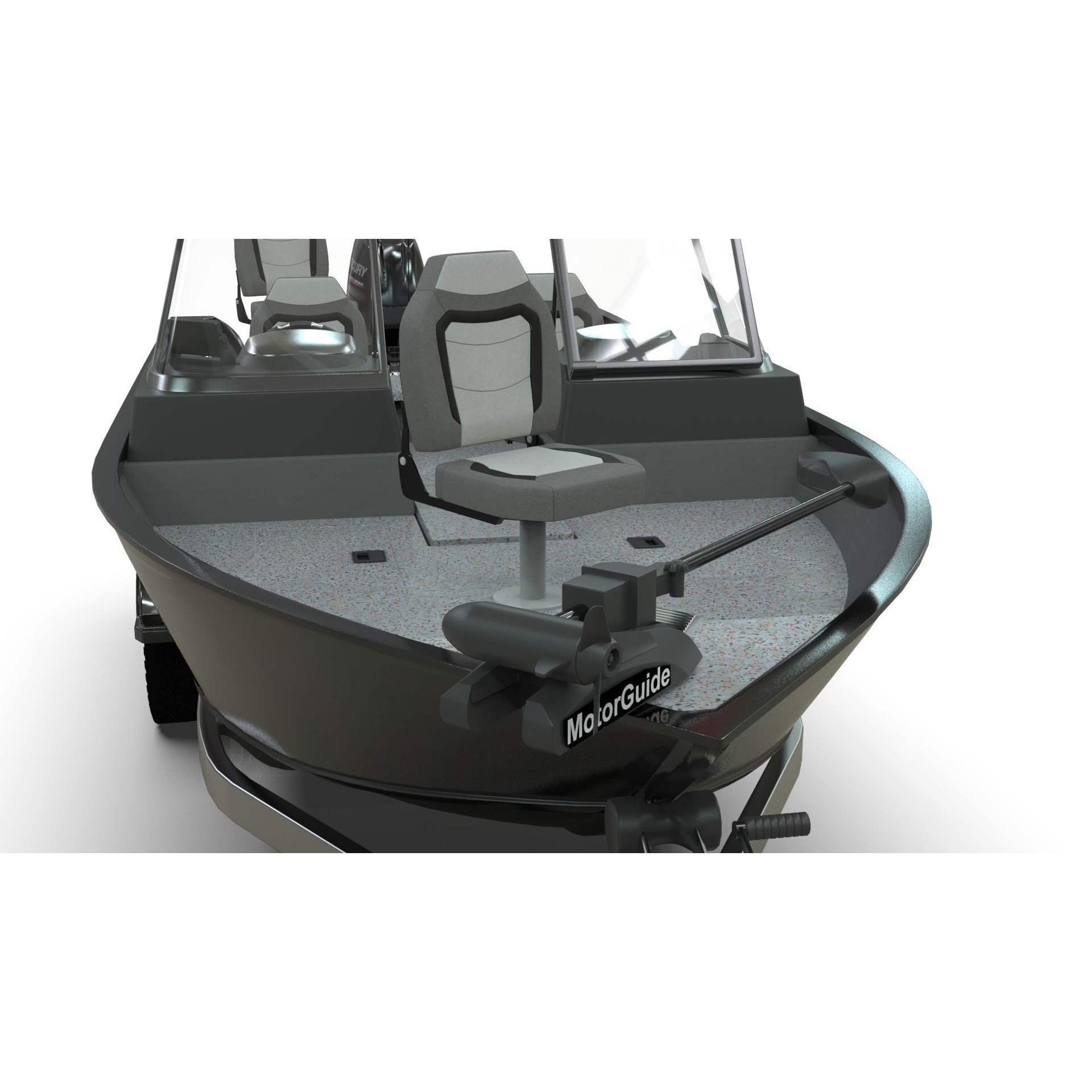 Lowe Fishing Machine 1775 WT - Low-Poly Game-Ready 3D Model - View 8