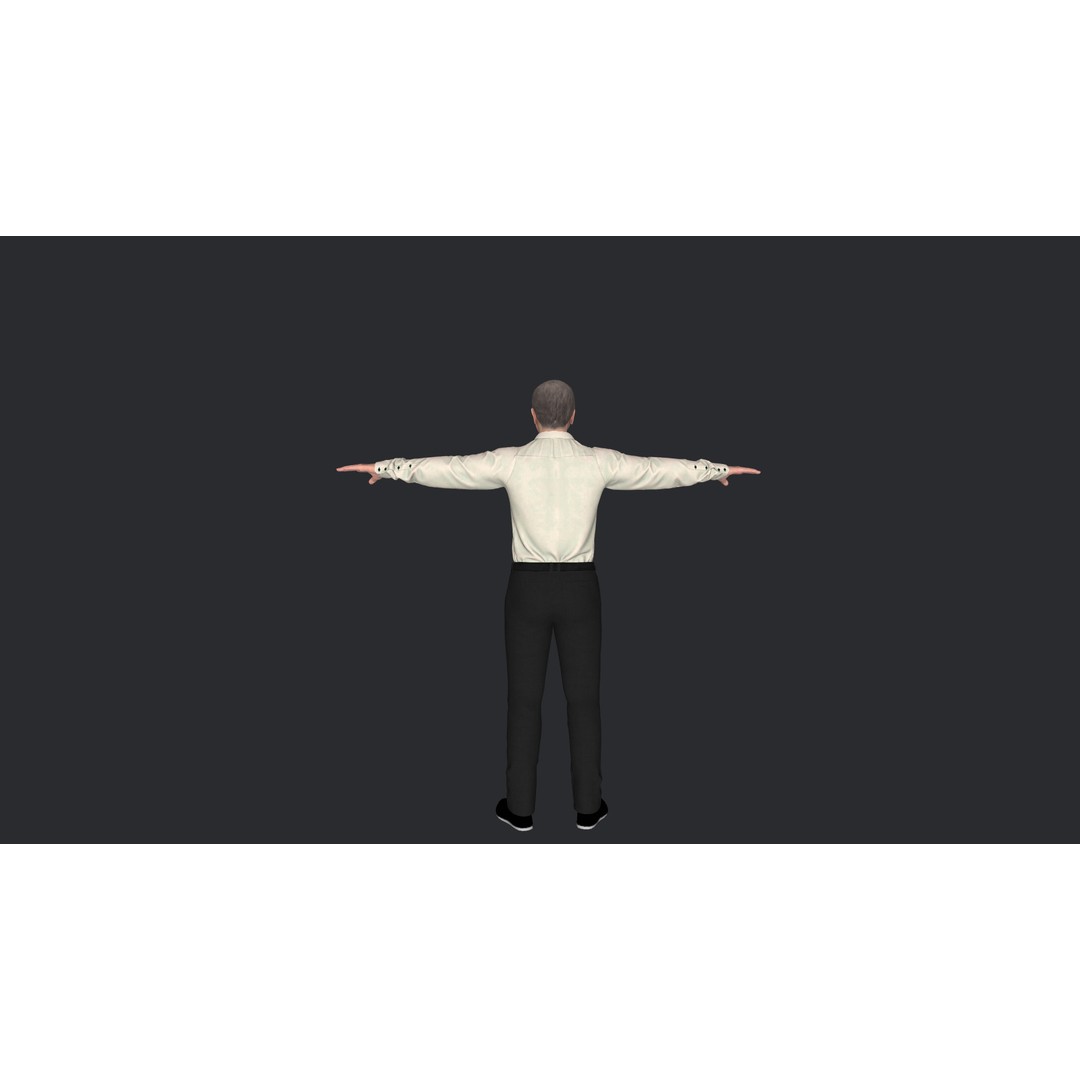 Shehbaz Sharif 3D Model – Hyper Realistic Rigged Character for Animation