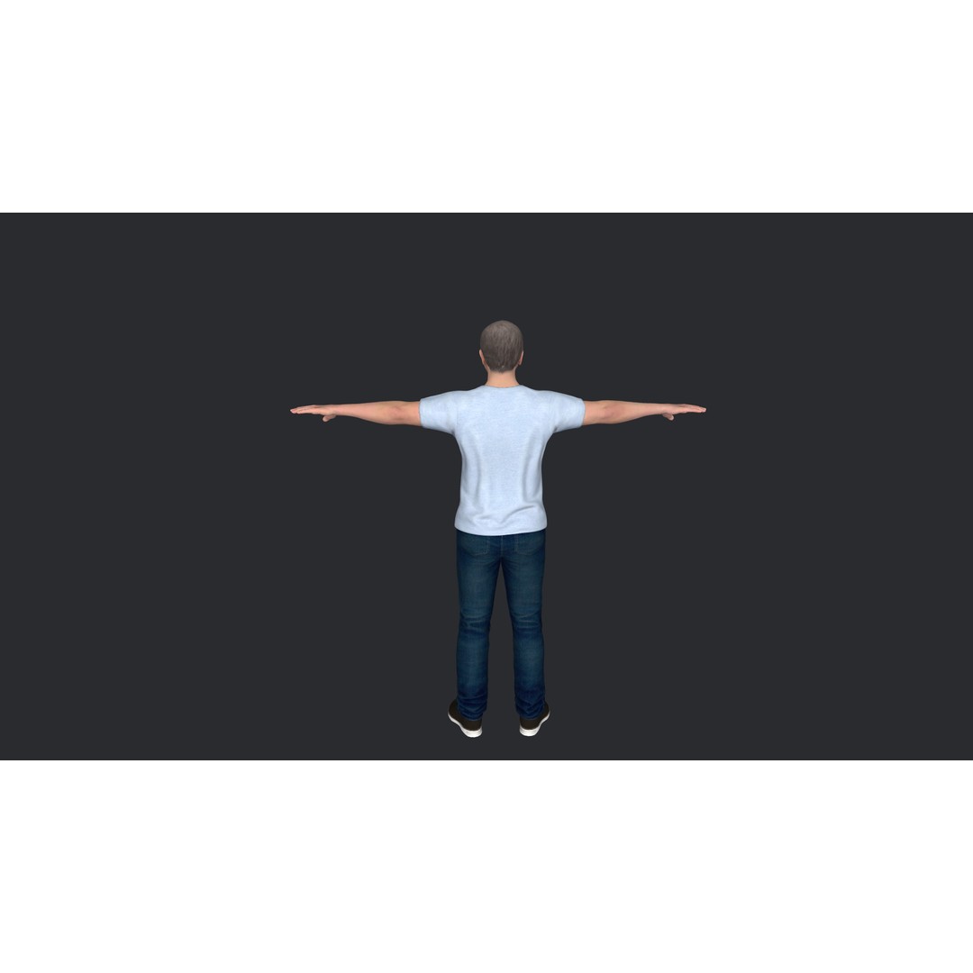 Shehbaz Sharif 3D Model – Hyper Realistic Rigged Character for Animation - View 11