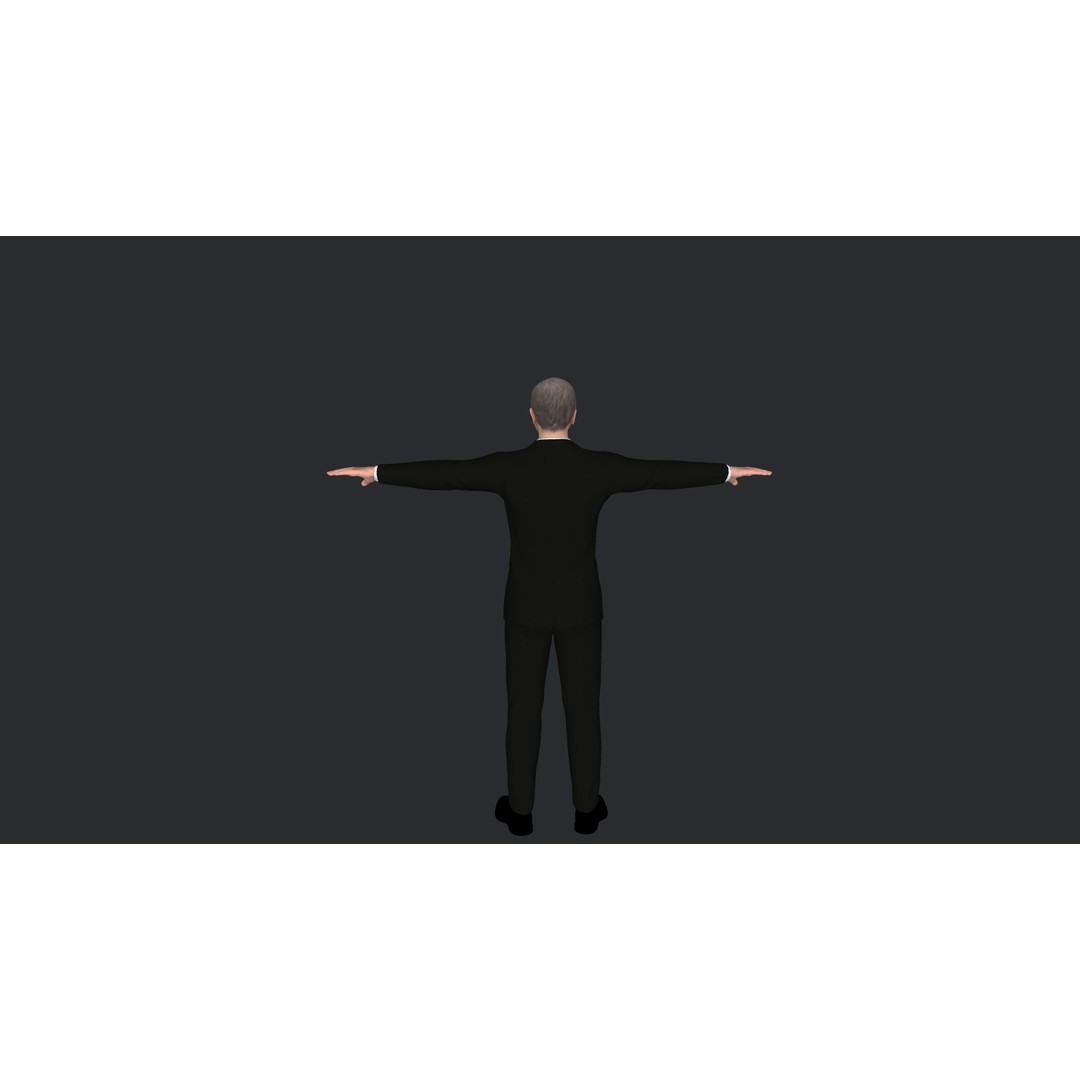 Shehbaz Sharif 3D Model – Hyper Realistic Rigged Character for Animation - View 6