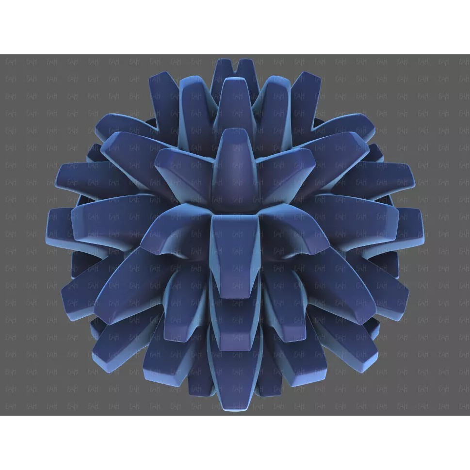 Base Hair 3D Model – Cartoon Low-Poly Boy Hairstyle, FBX, OBJ - View 35
