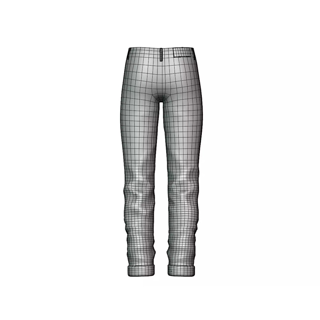 Male Casual Jeans 3D Model – Game-Ready Low Poly PBR Asset for Unity/Unreal - View 25
