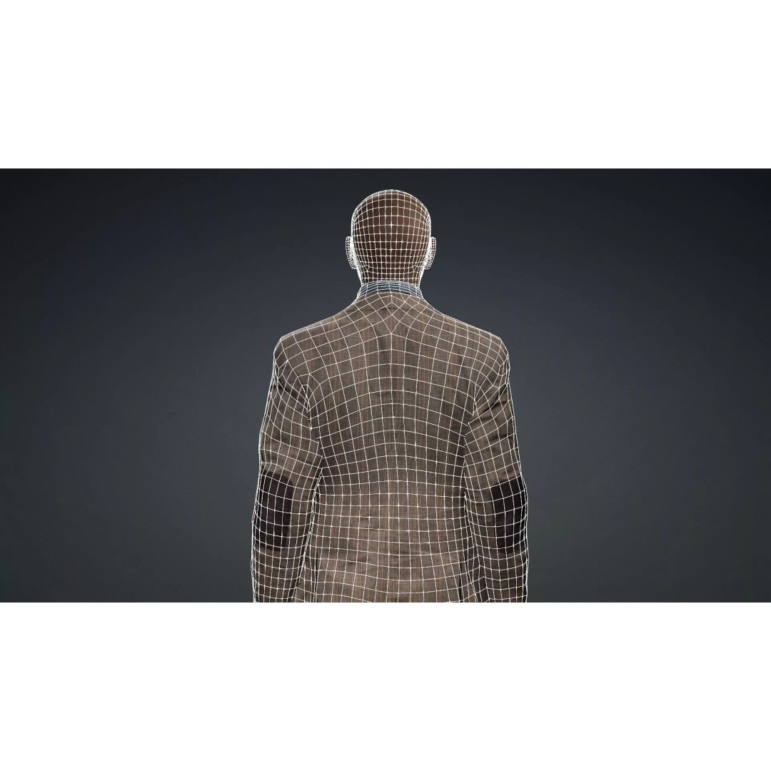 Black Male Character 3D Model – Game Ready Rigged Asset, FBX - View 17