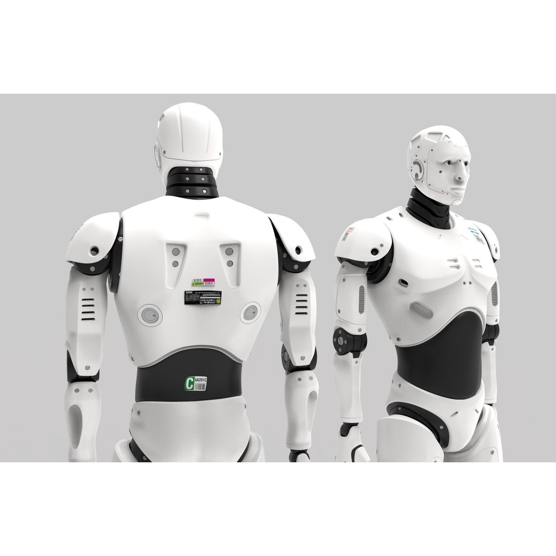 Robot Cyborg 3D Model – High Poly Character with Textures, FBX, OBJ - View 17
