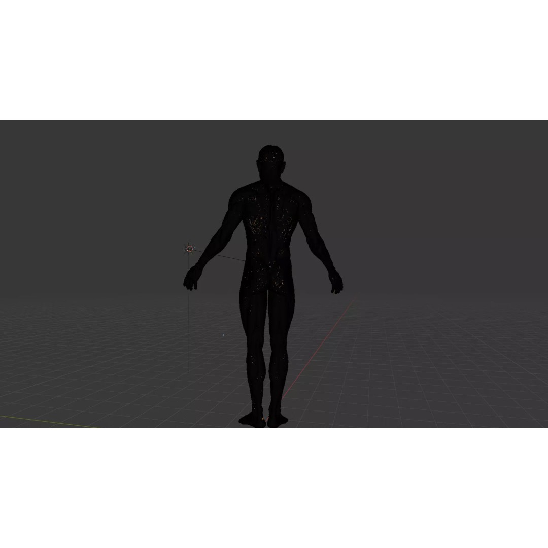 Human Muscular System 3D Model – Rigged PBR Asset for Medical Visualization - View 25