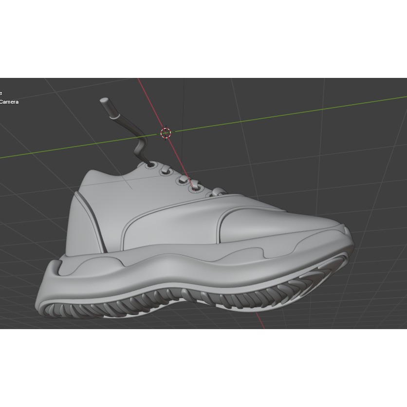 Athletic Shoe S1 3D Model – Low Poly Game Asset, PBR Textures - View 6