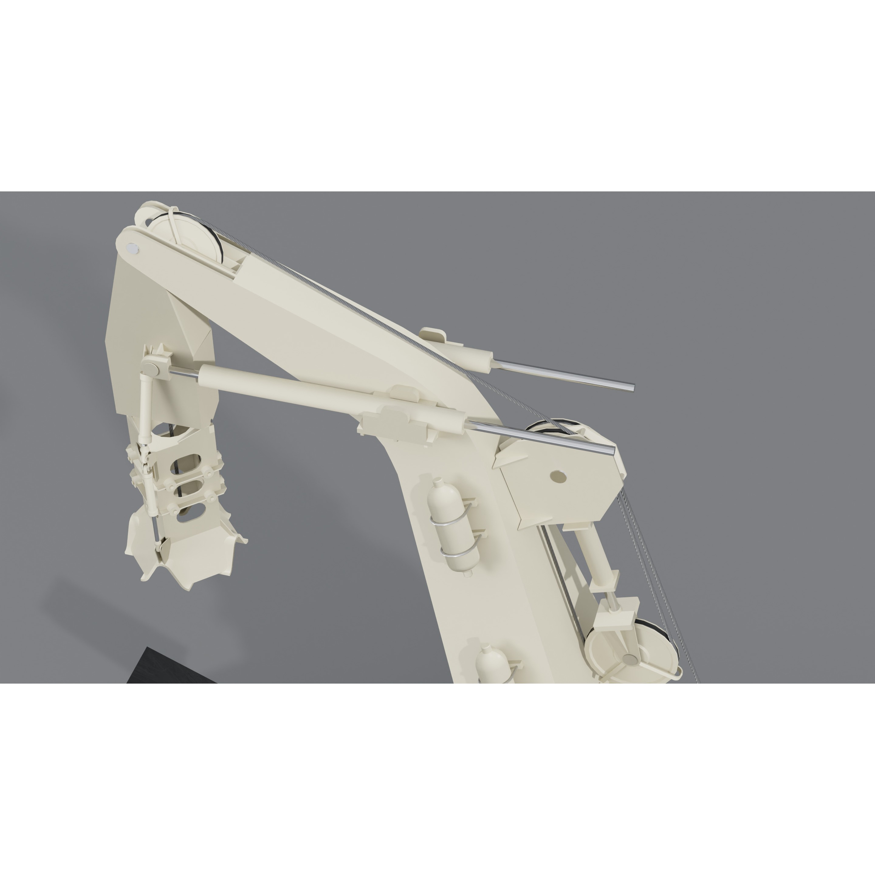 Hybrid Highspeed Craft Vessel - Game-Ready 3D Model - View 16