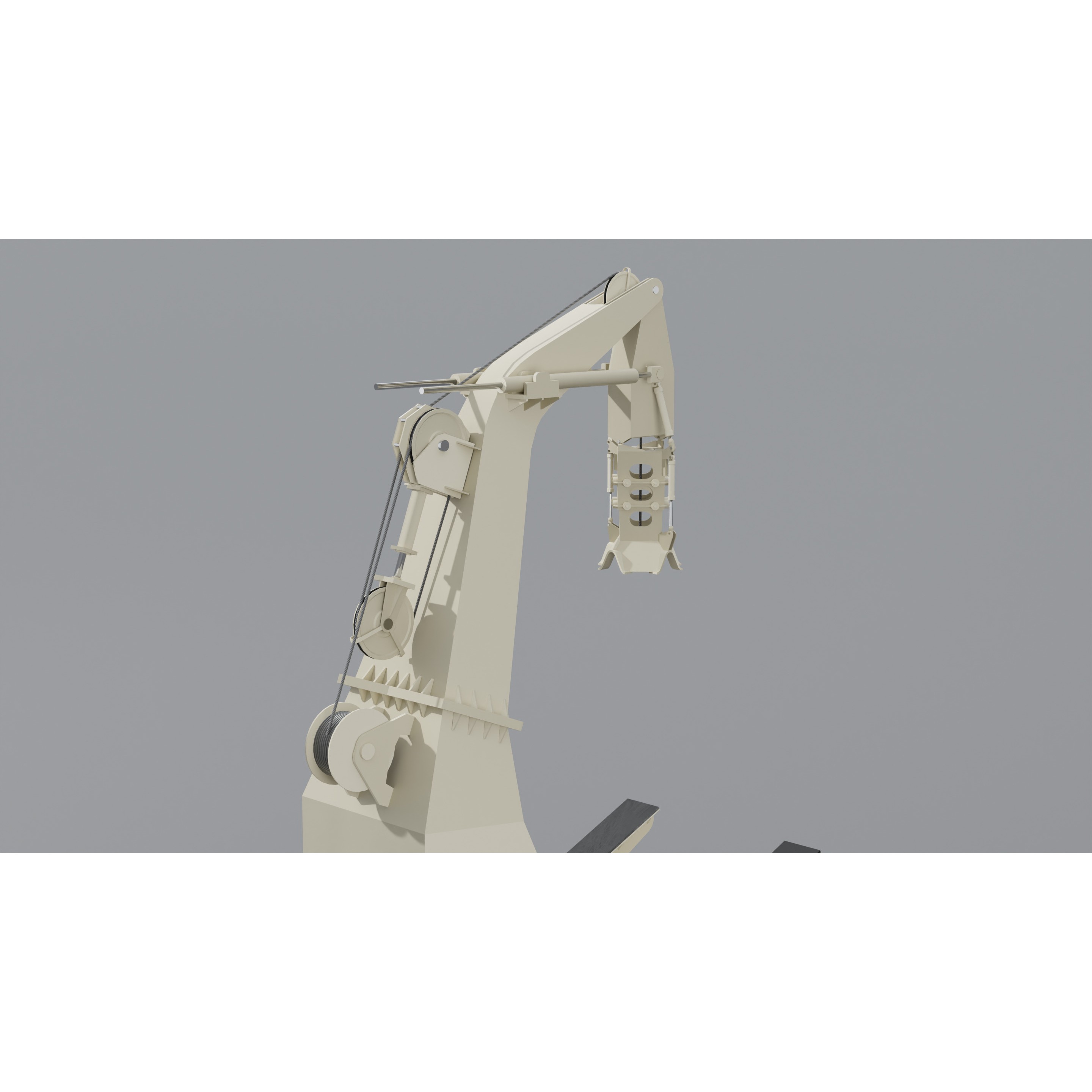 Hybrid Highspeed Craft Vessel - Game-Ready 3D Model - View 17