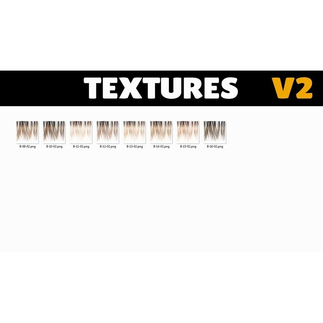 Allure Hair 3D Model – High Poly Hairstyle with Diverse Color Maps - View 8