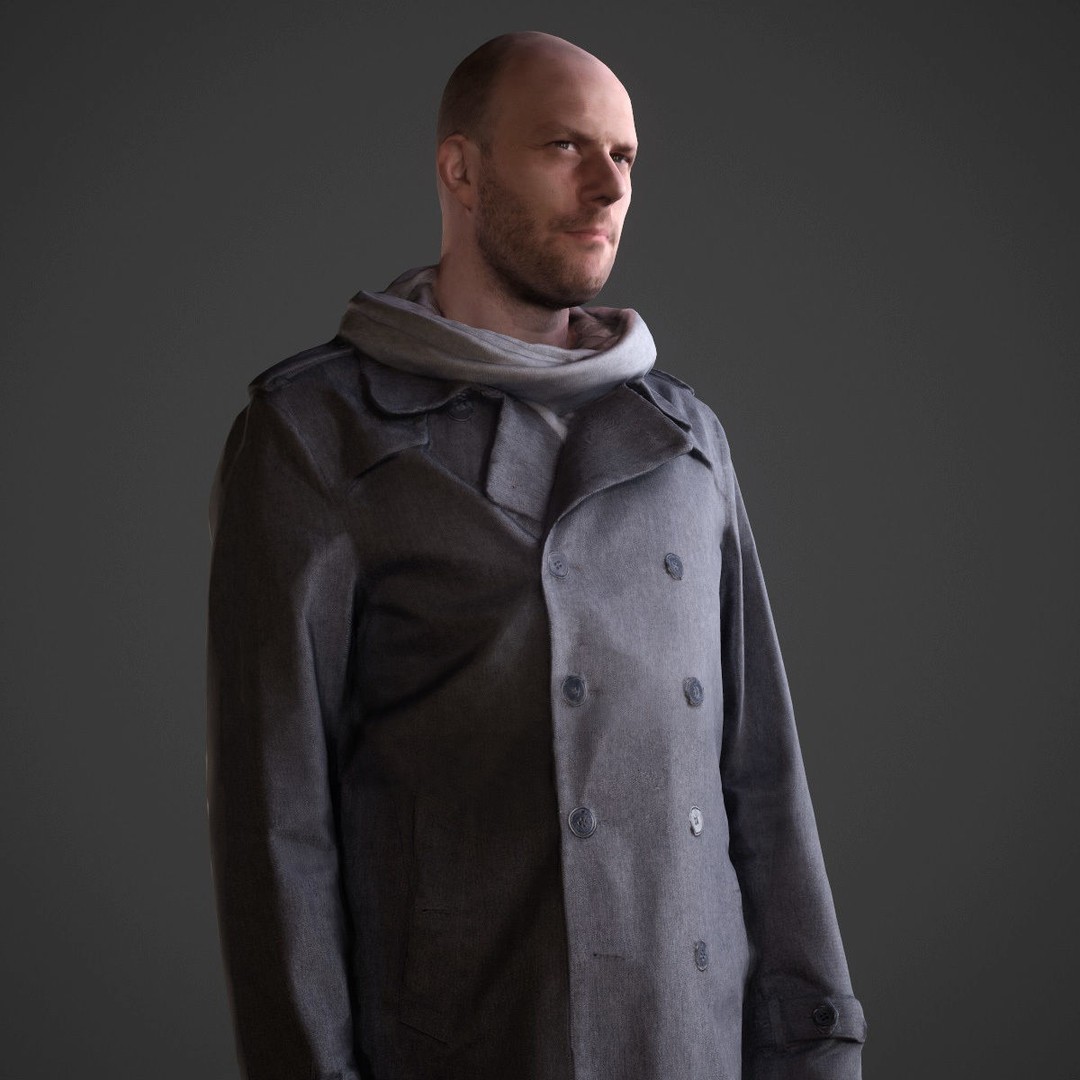 Casual Male Characters 3D Model – Low Poly Game Asset, FBX - View 4
