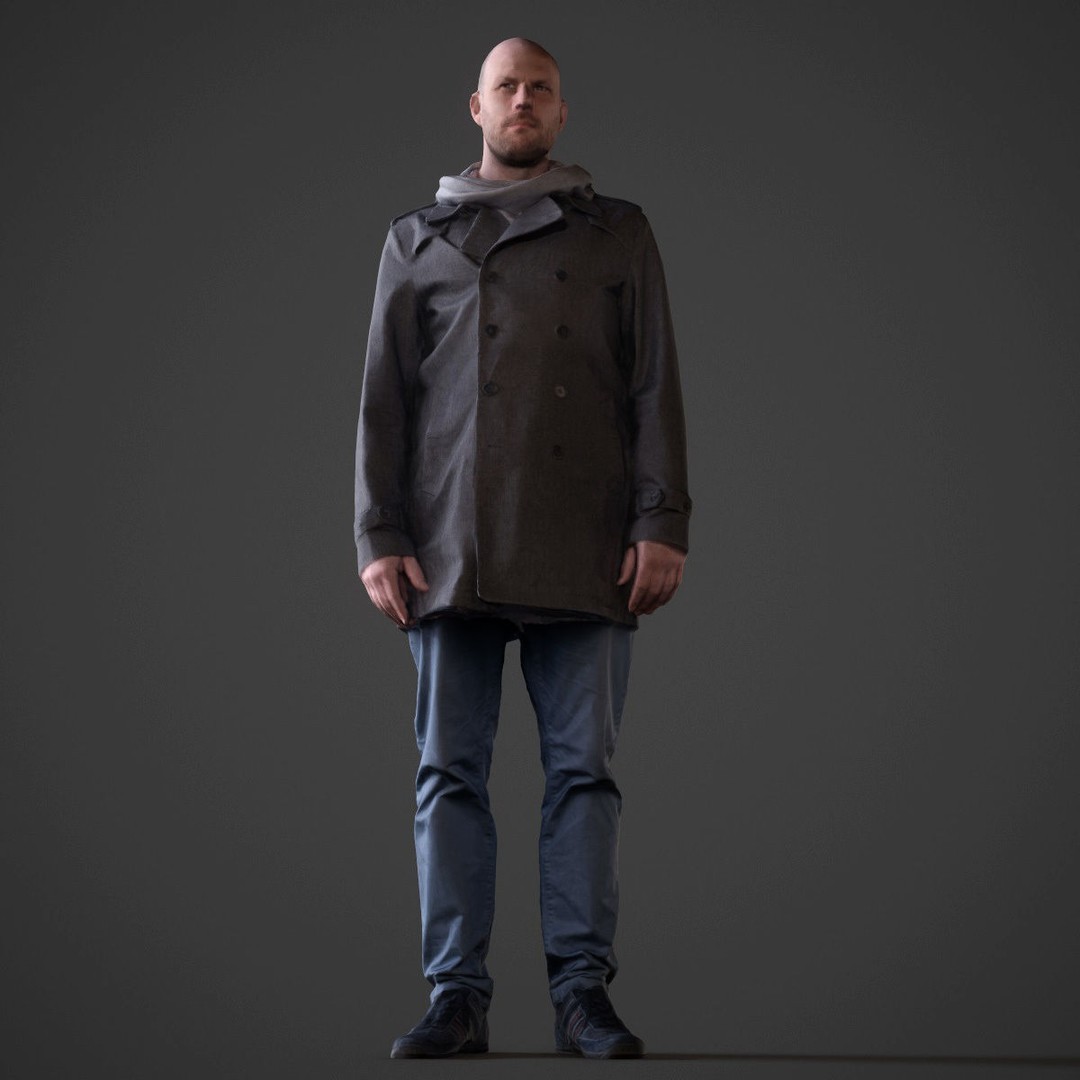 Casual Male Characters 3D Model – Low Poly Game Asset, FBX - View 5