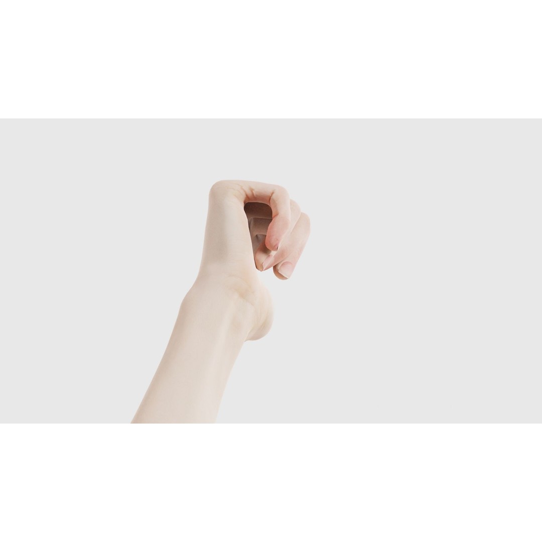 Pointing Hand 3D Model – Low Poly Character, FBX, Blender - View 21