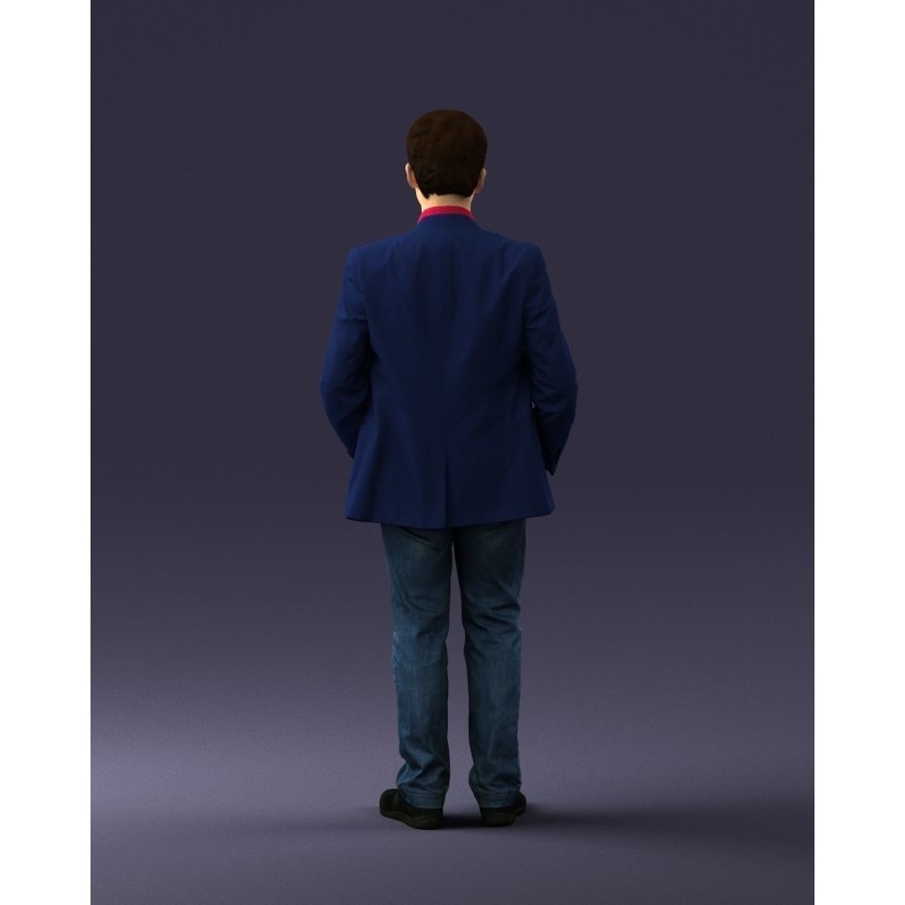 Realistic Teen Boy Character 3D Model – Low Poly Casual Design, FBX - View 20