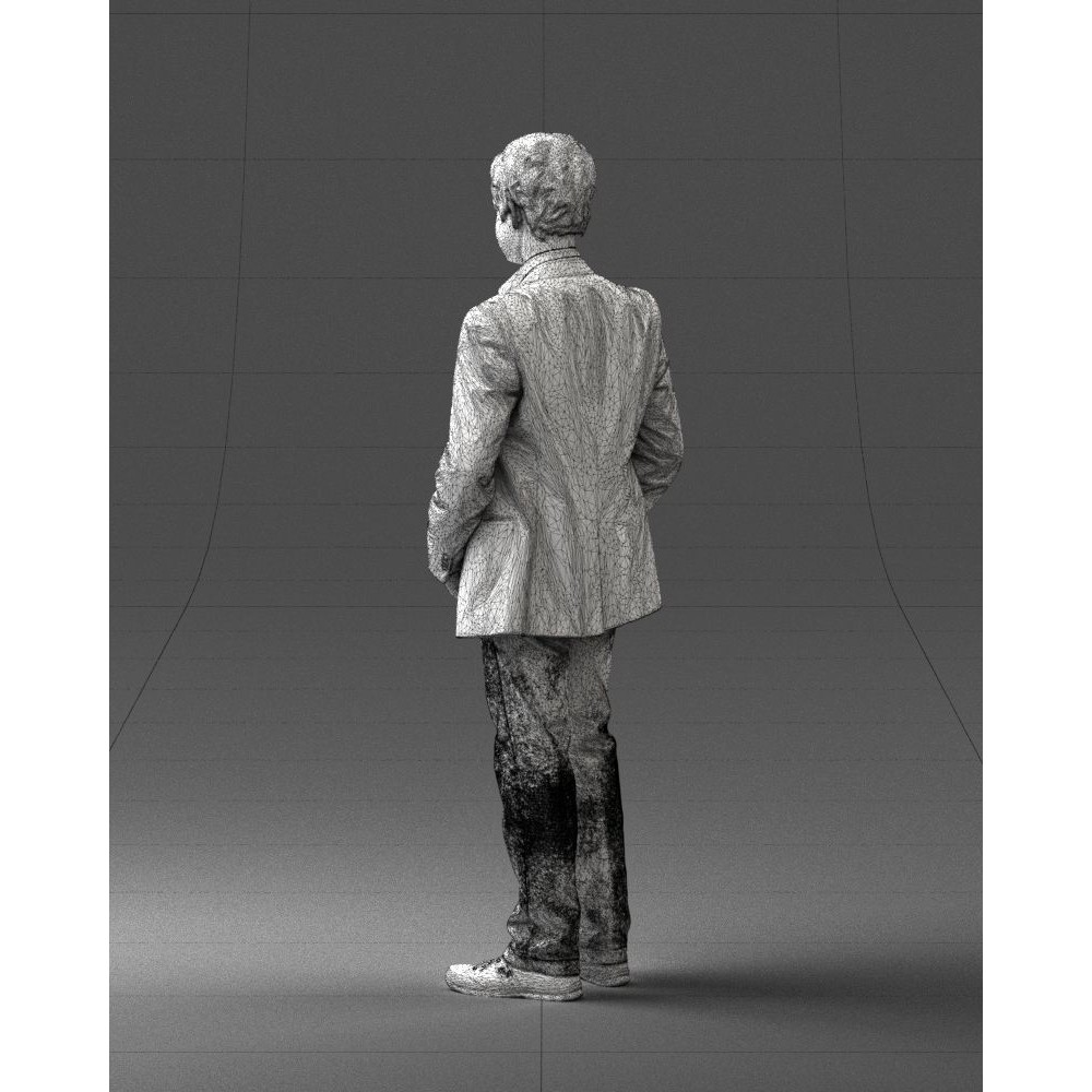 Realistic Teen Boy Character 3D Model – Low Poly Casual Design, FBX - View 25