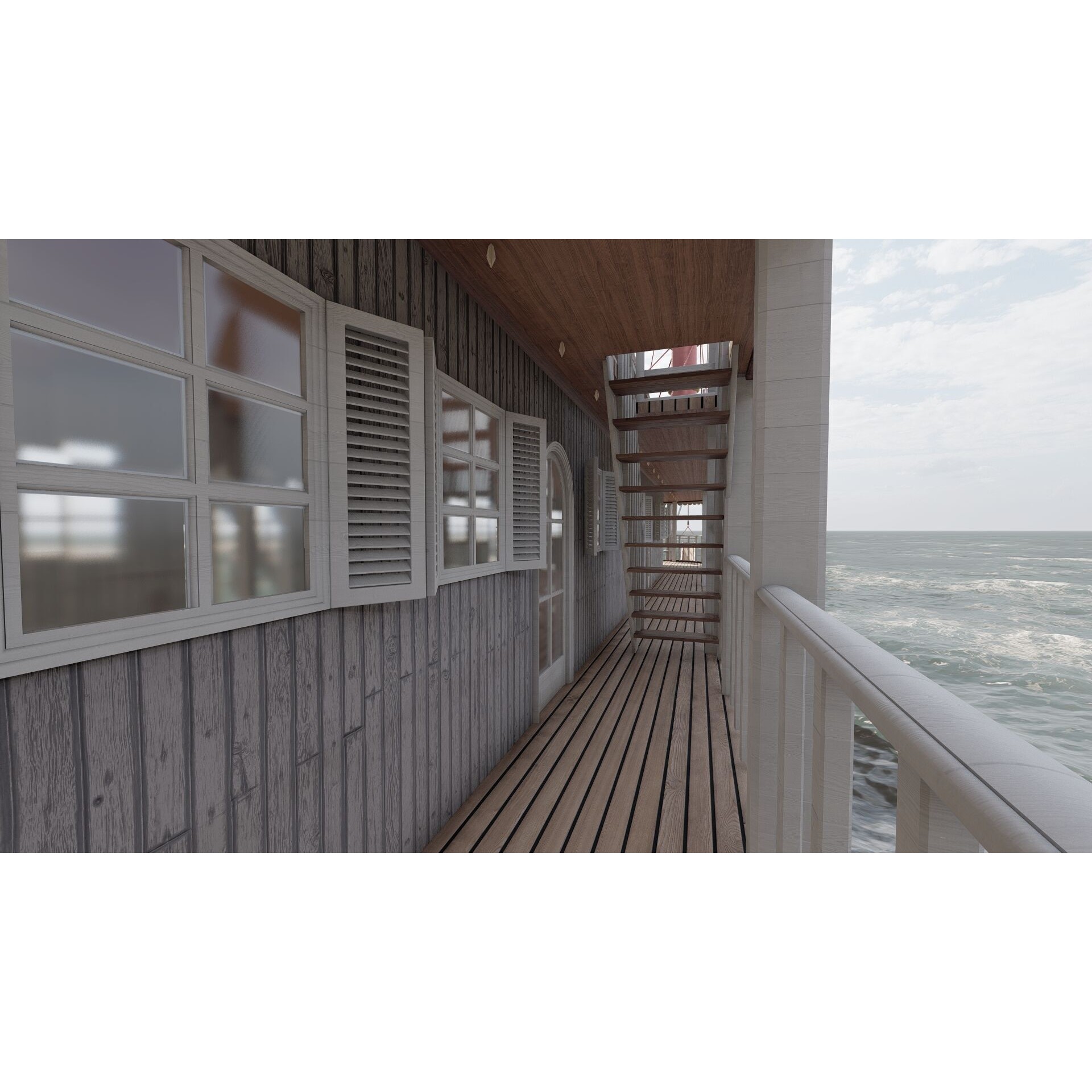 American Steam Ship - Game-Ready 3D Model - View 18