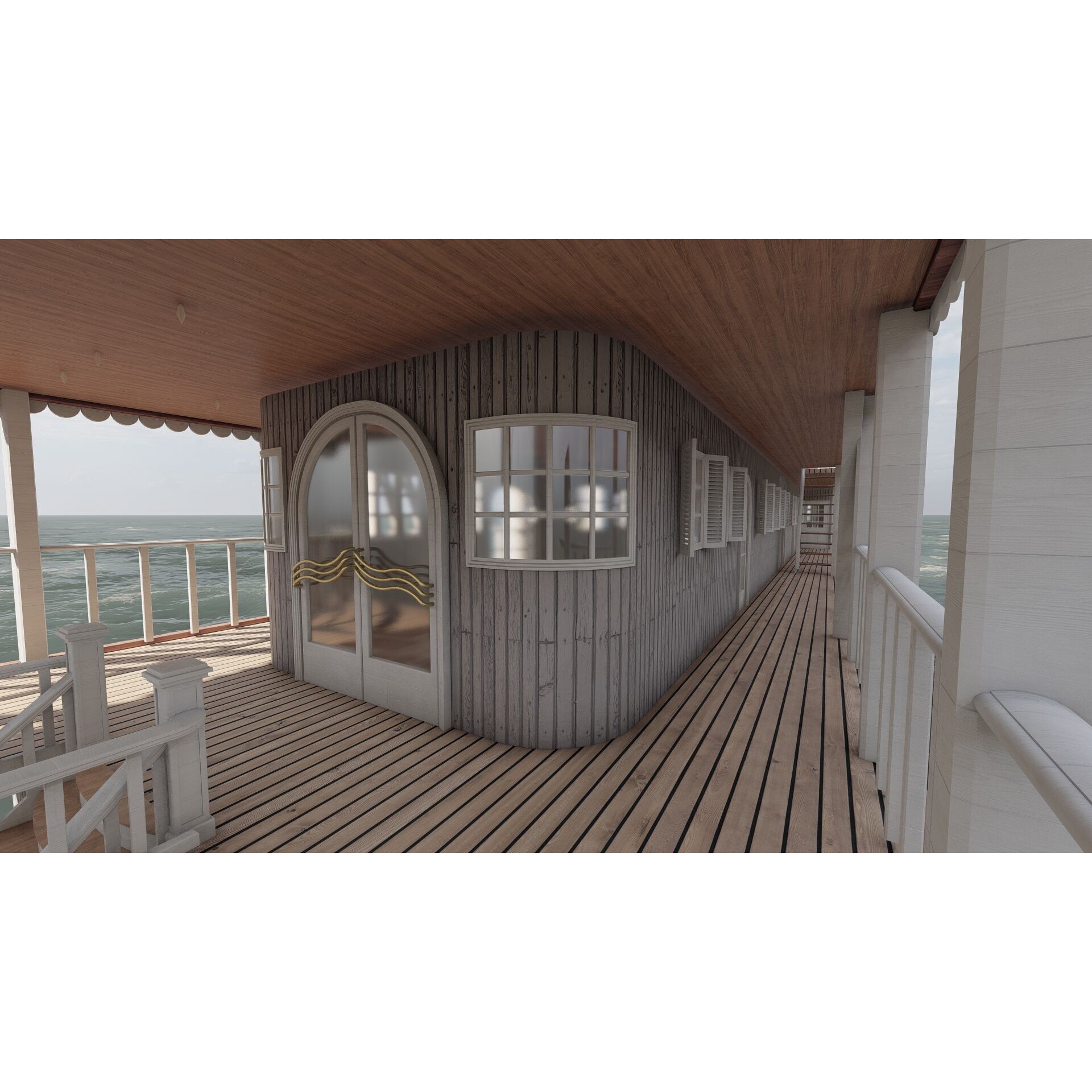 American Steam Ship - Game-Ready 3D Model - View 28