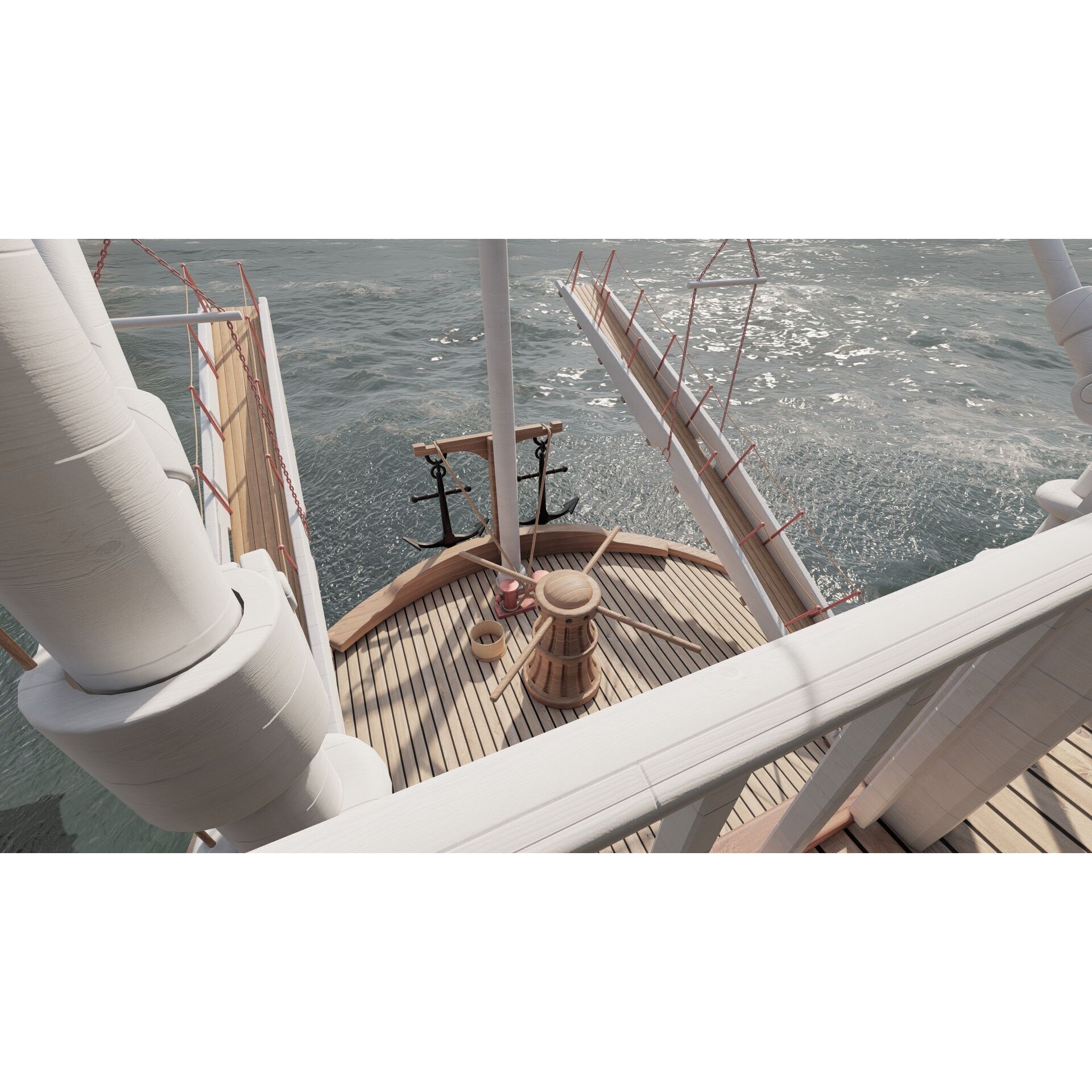 American Steam Ship - Game-Ready 3D Model - View 29