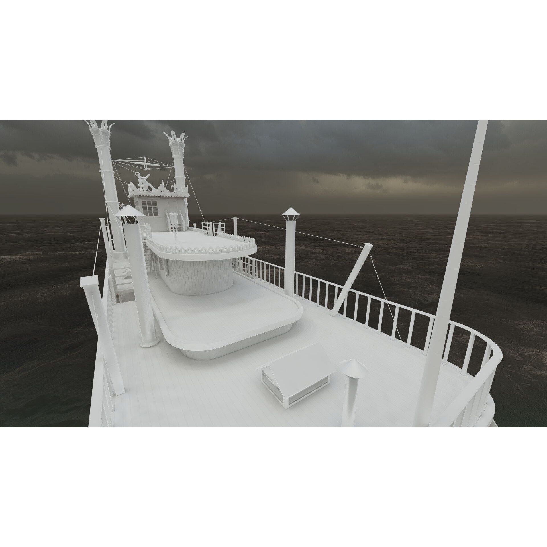 American Steam Ship - Game-Ready 3D Model - View 41