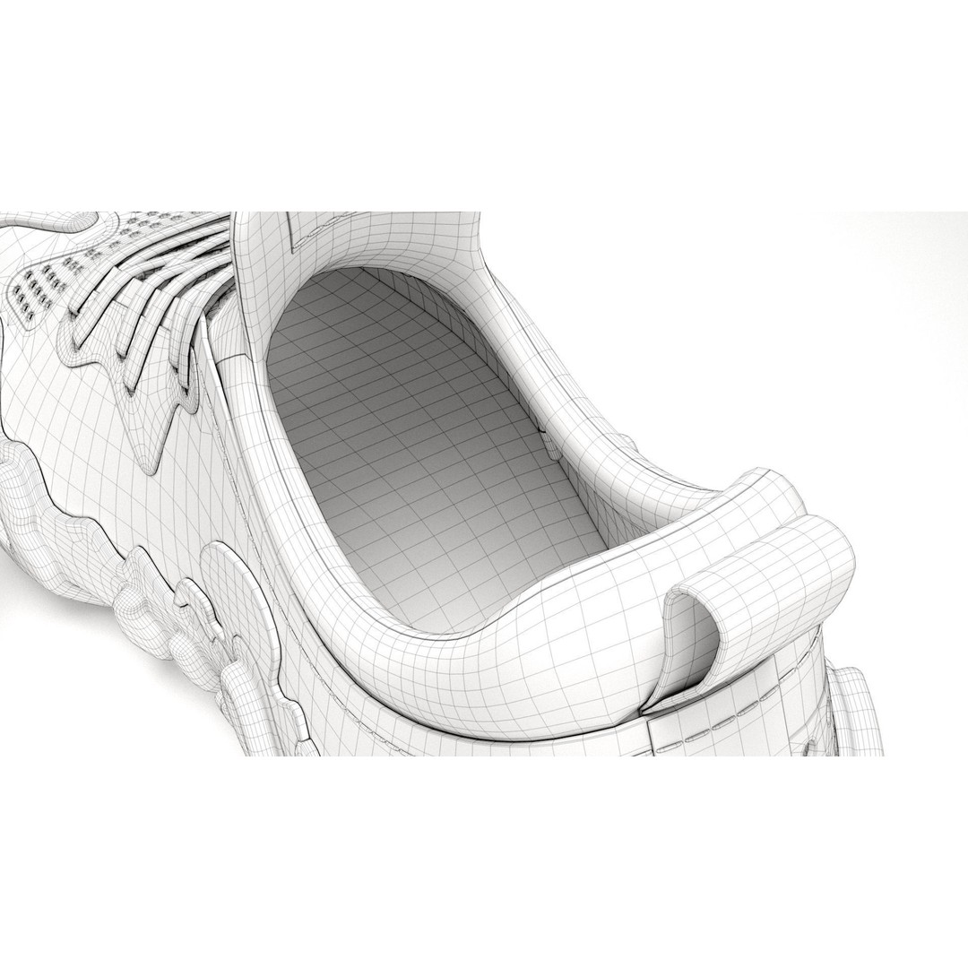 Crocs Pollex Juniper Sneakers 3D Model – High Poly Game Asset, FBX