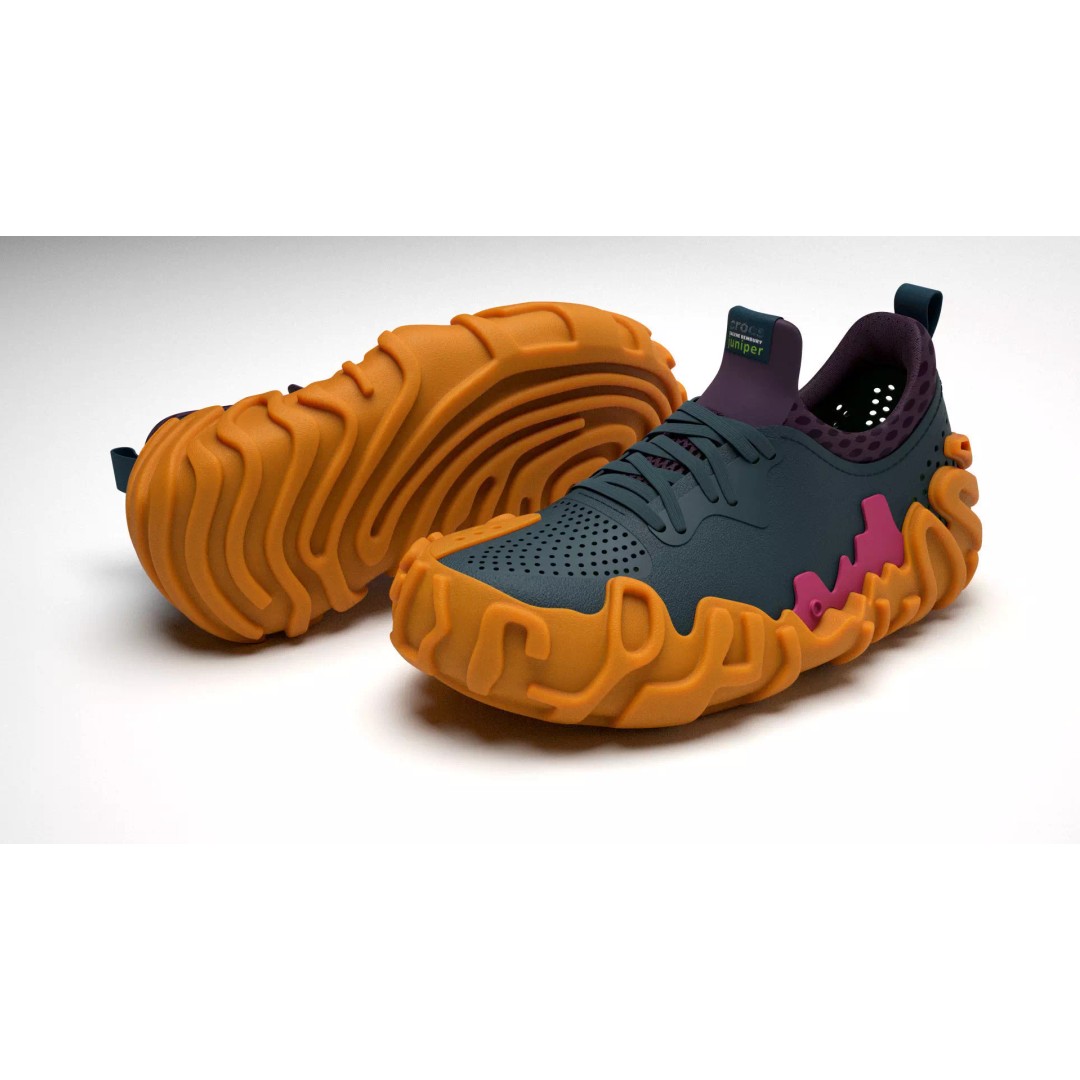 Crocs Pollex Juniper Sneakers 3D Model – High Poly Game Asset, FBX - View 2
