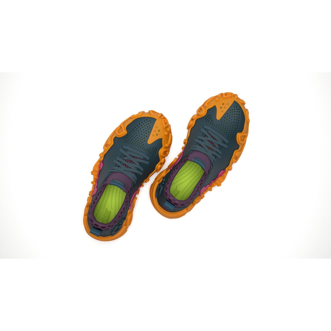 Crocs Pollex Juniper Sneakers 3D Model – High Poly Game Asset, FBX - View 5