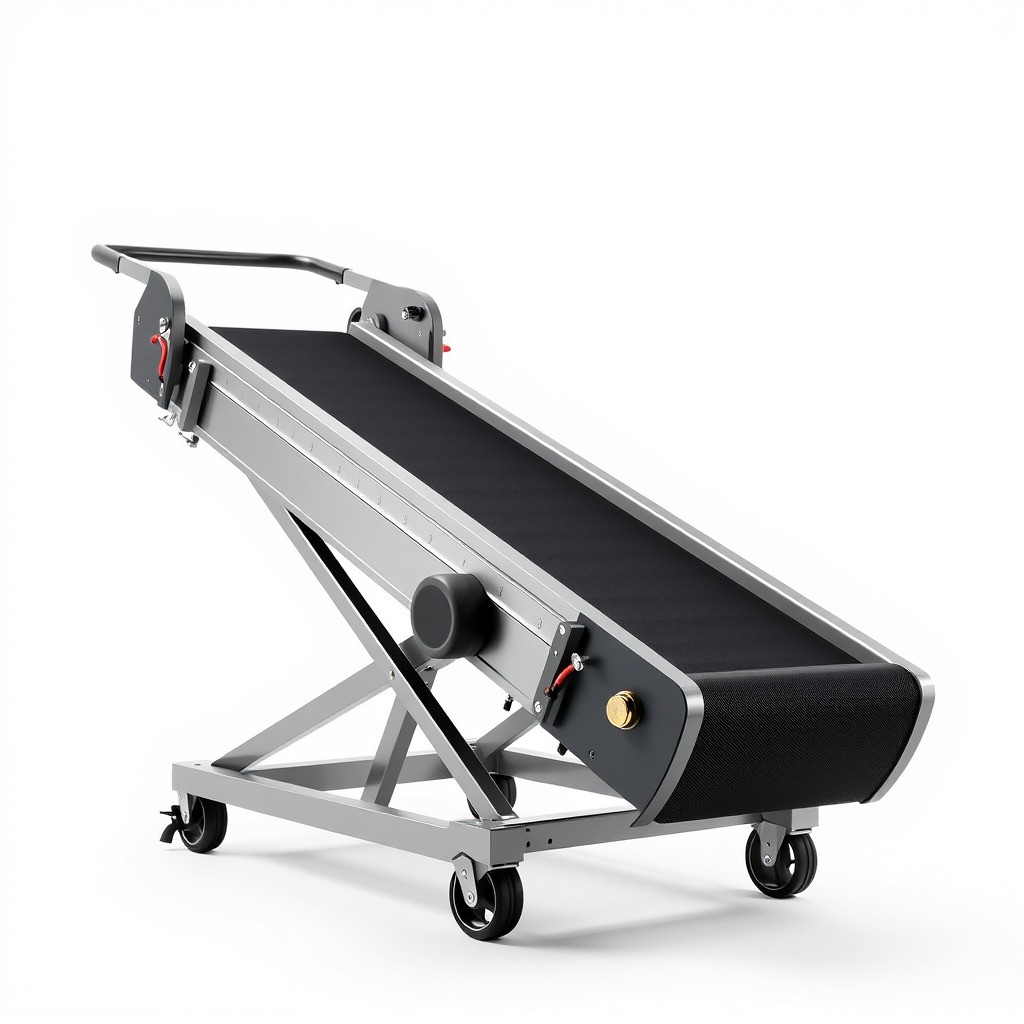 Baggage Conveyor Loader 3D Model – Low Poly PBR Industrial Asset, FBX - View 5