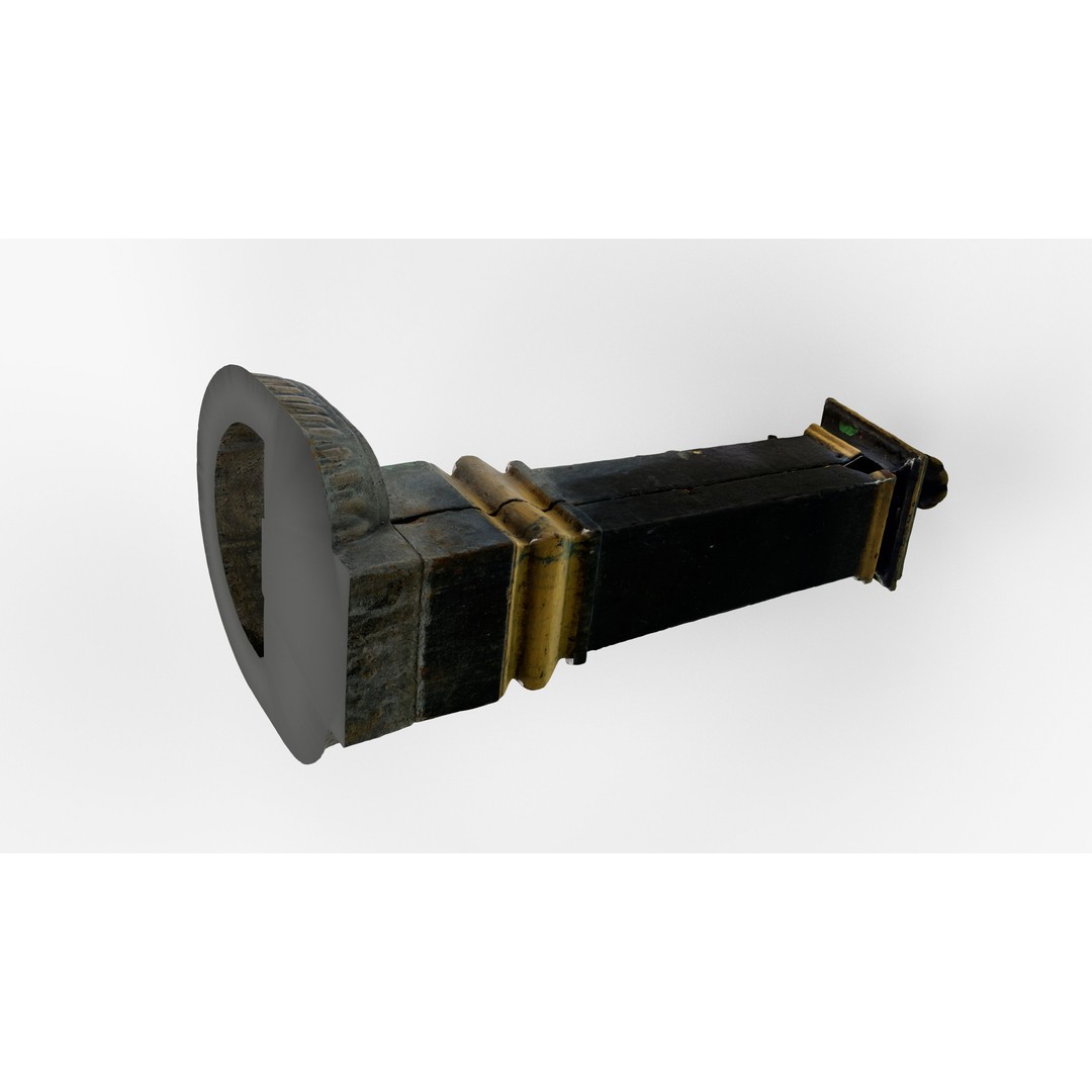Old Cast Iron Hand Water Pump 3D Model – Low Poly PBR Asset, FBX - View 15