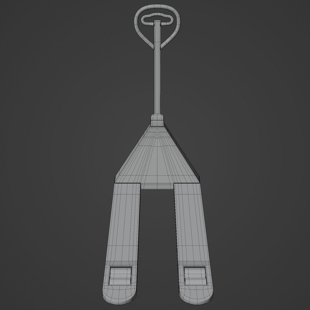 Manual Forklift 3D Model – High Detail PBR Asset for Blender - View 13