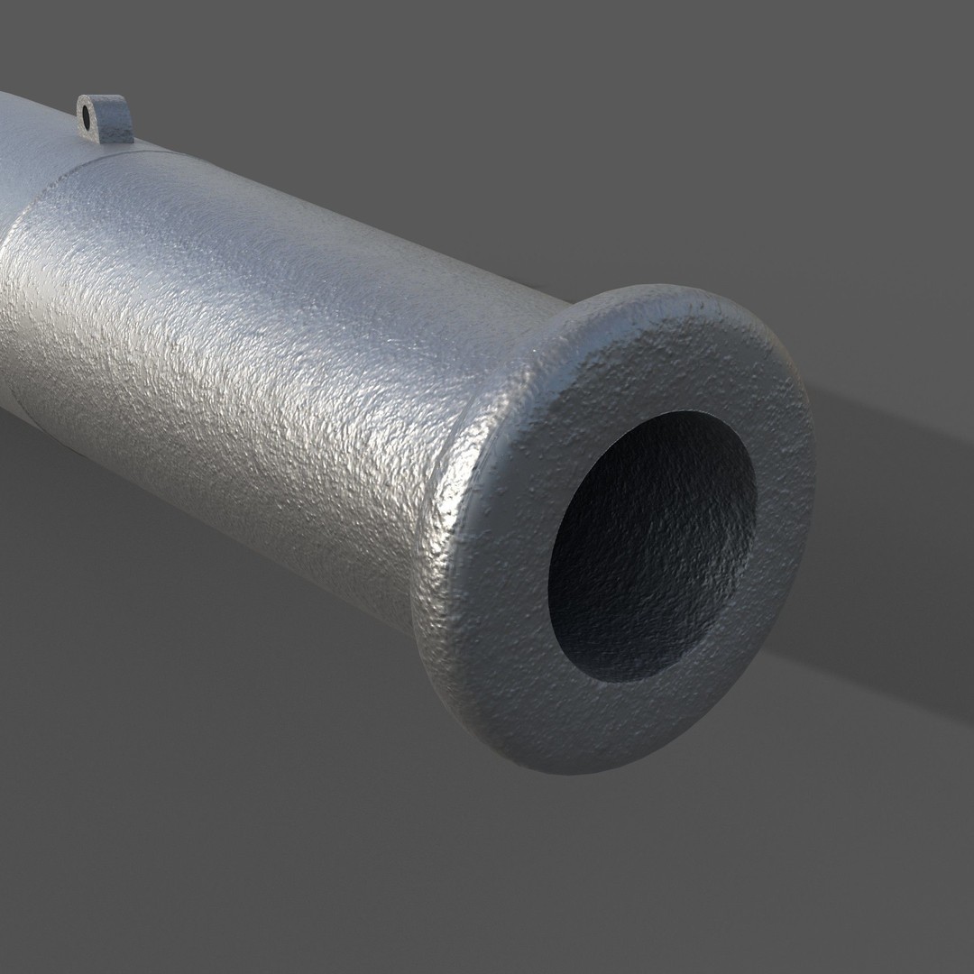 Fire Hose Nozzle 3D Model – Realistic Industrial Tool, PBR Textures - View 13