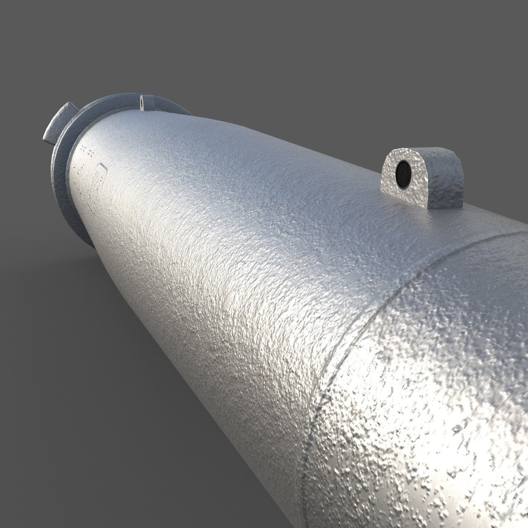 Fire Hose Nozzle 3D Model – Realistic Industrial Tool, PBR Textures - View 15