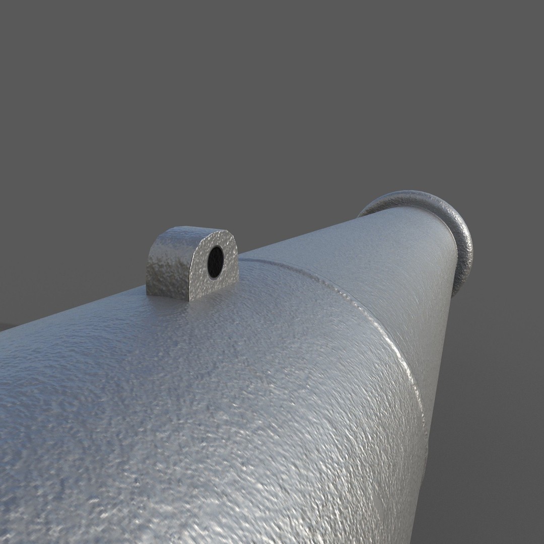 Fire Hose Nozzle 3D Model – Realistic Industrial Tool, PBR Textures - View 17