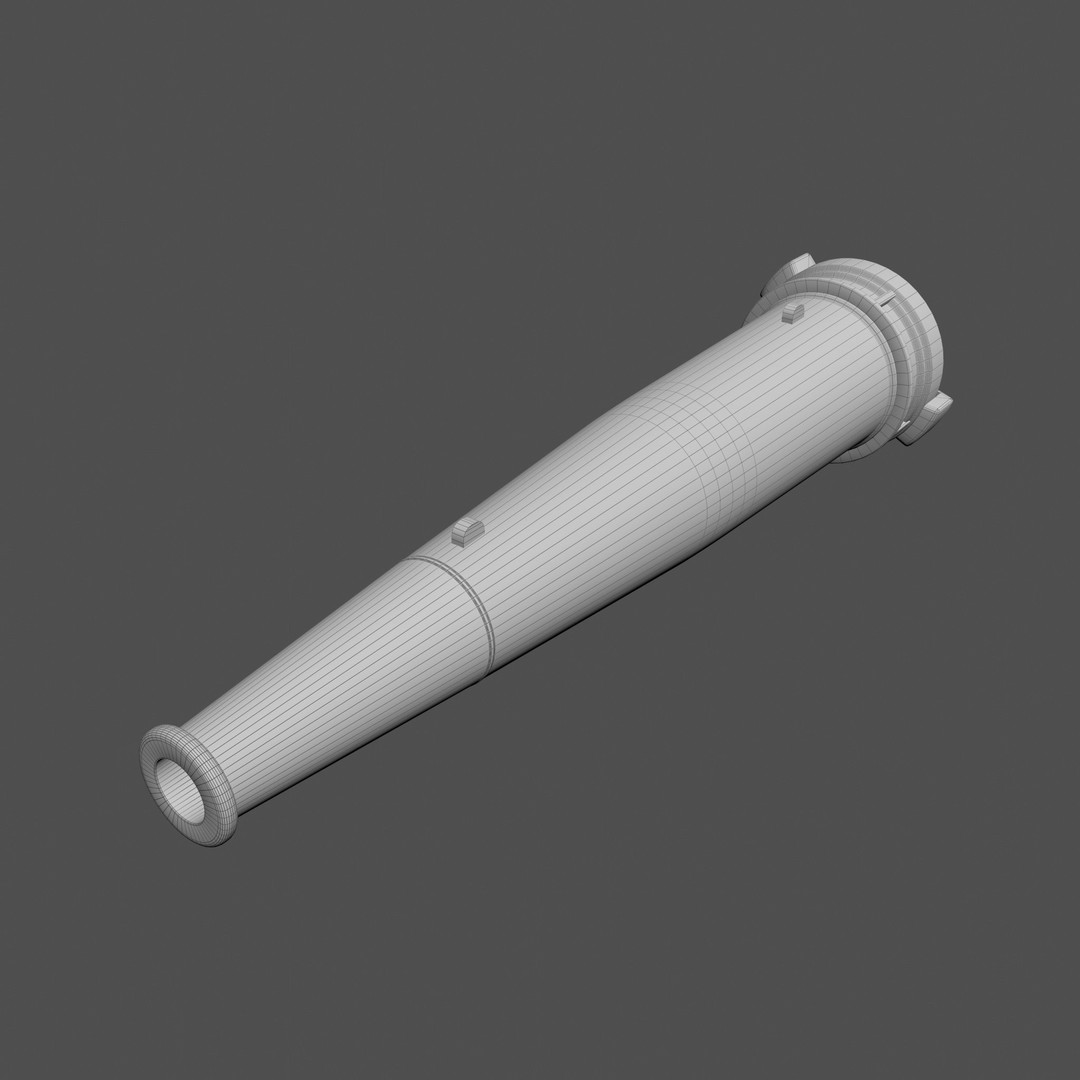 Fire Hose Nozzle 3D Model – Realistic Industrial Tool, PBR Textures - View 19