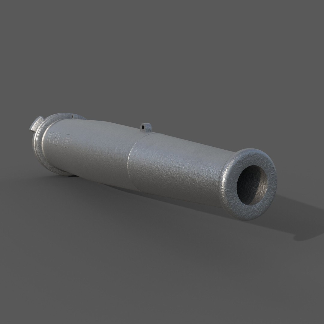 Fire Hose Nozzle 3D Model – Realistic Industrial Tool, PBR Textures - View 8