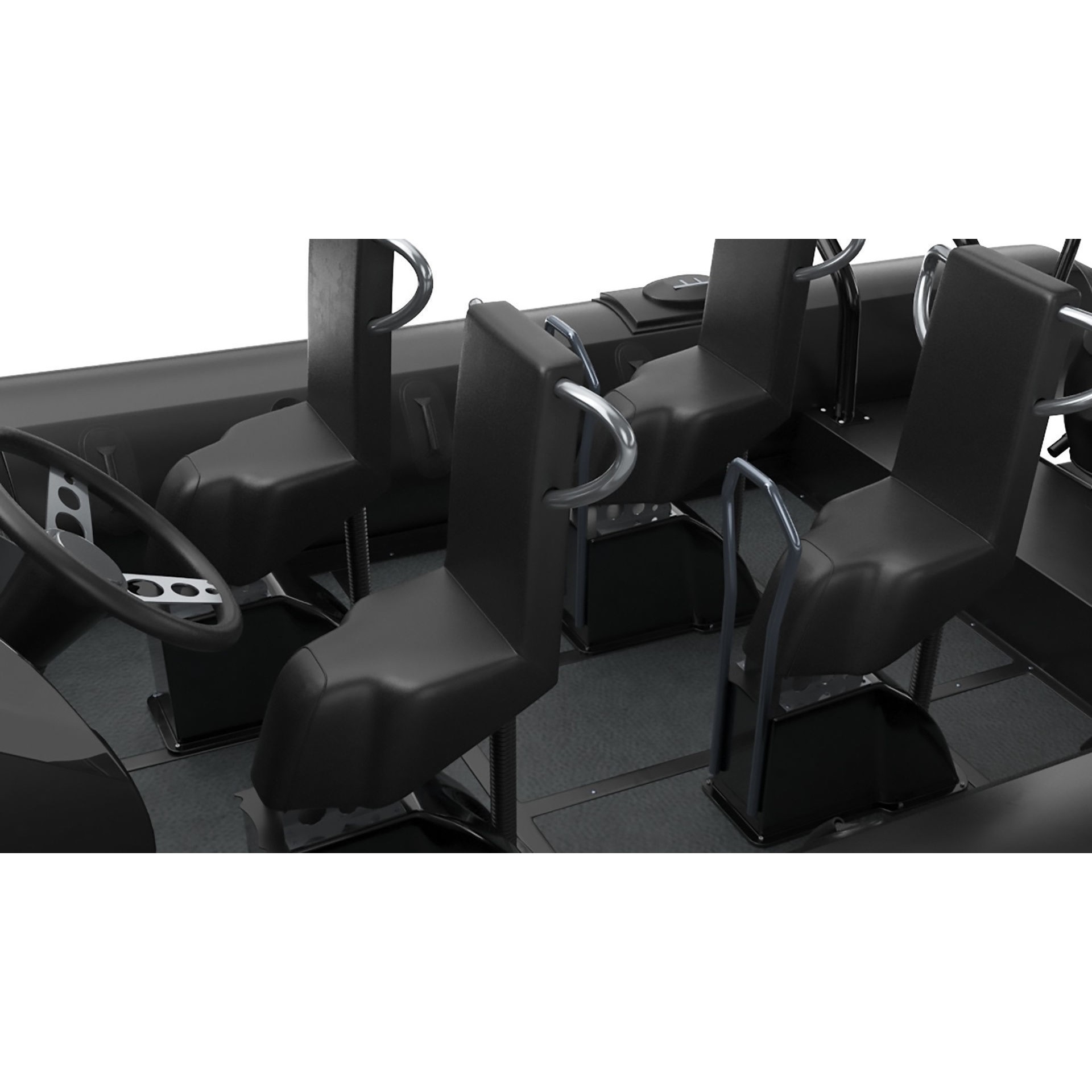 Military Inflatable Zodiac Boat with Mercury - Game-Ready 3D Model - View 11