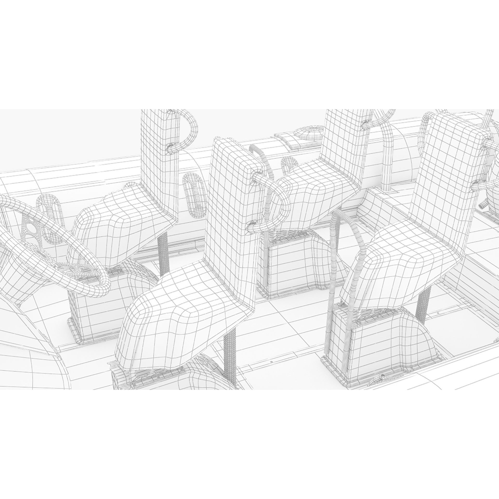 Military Inflatable Zodiac Boat with Mercury - Game-Ready 3D Model - View 12