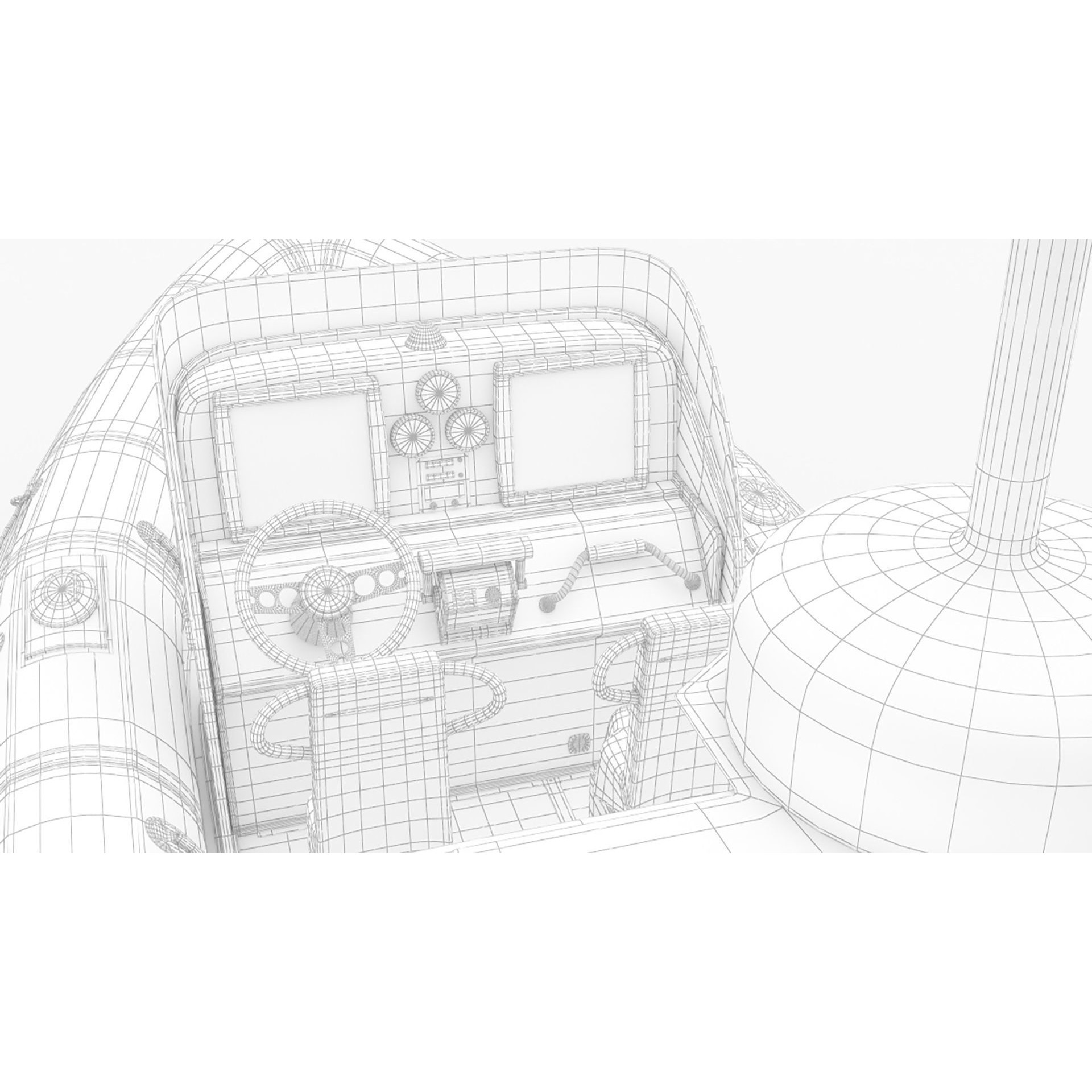 Military Inflatable Zodiac Boat with Mercury - Game-Ready 3D Model - View 18