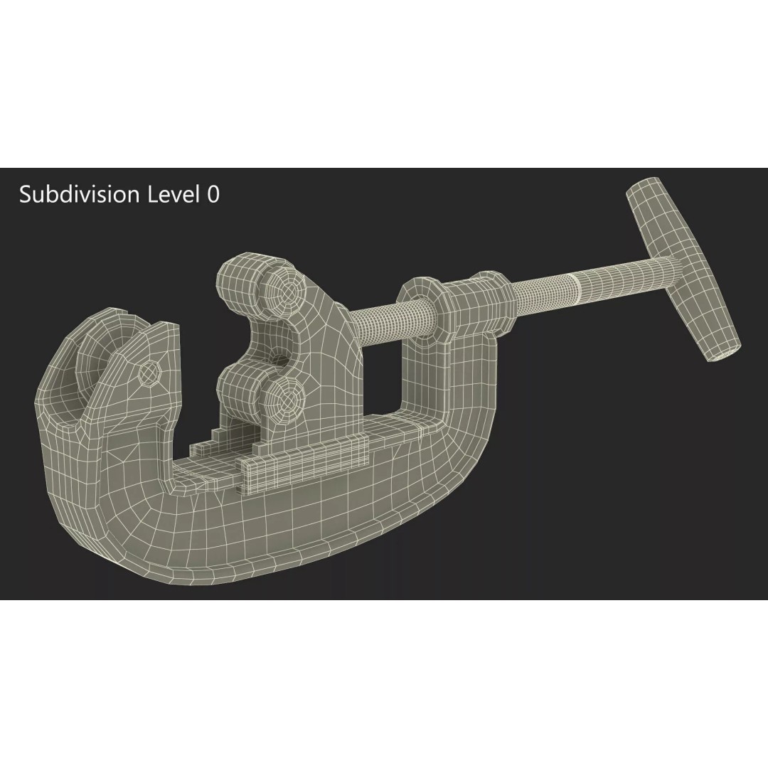Industrial Tube Cutter 3D Model – High Quality PBR Asset, FBX - View 11