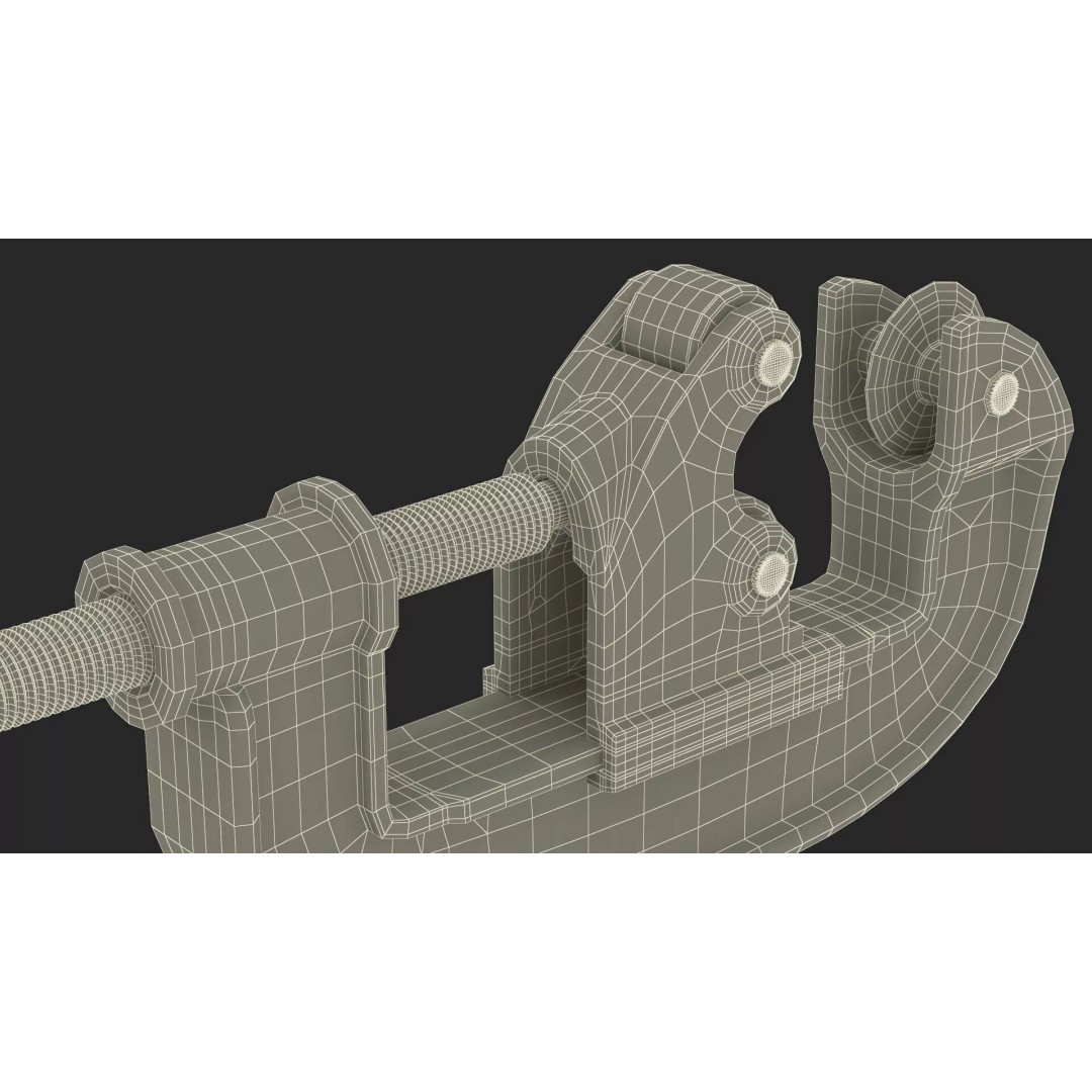 Industrial Tube Cutter 3D Model – High Quality PBR Asset, FBX - View 17