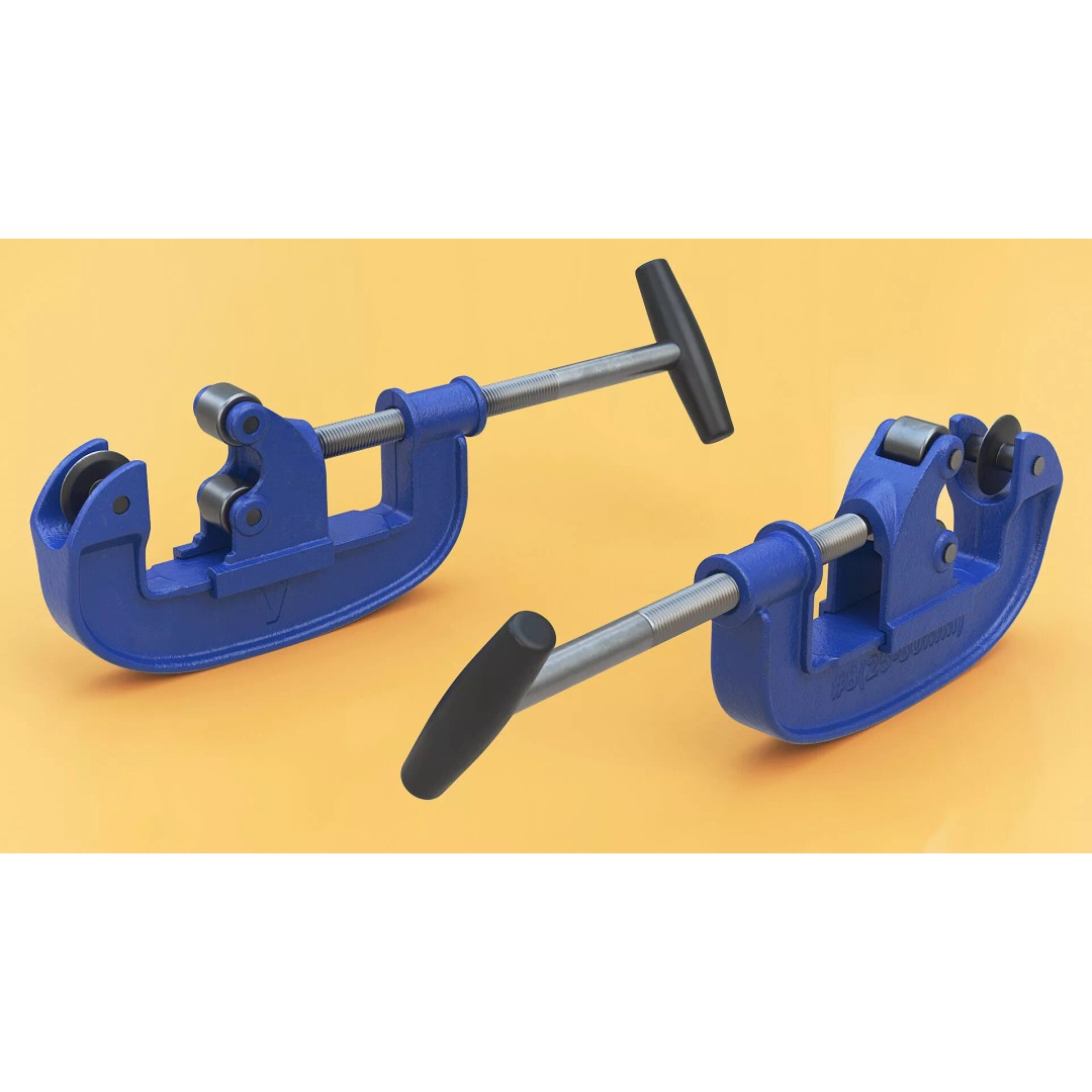 Industrial Tube Cutter 3D Model – High Quality PBR Asset, FBX - View 4