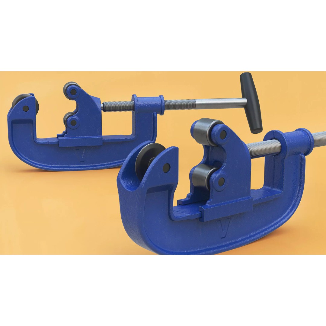 Industrial Tube Cutter 3D Model – High Quality PBR Asset, FBX - View 5