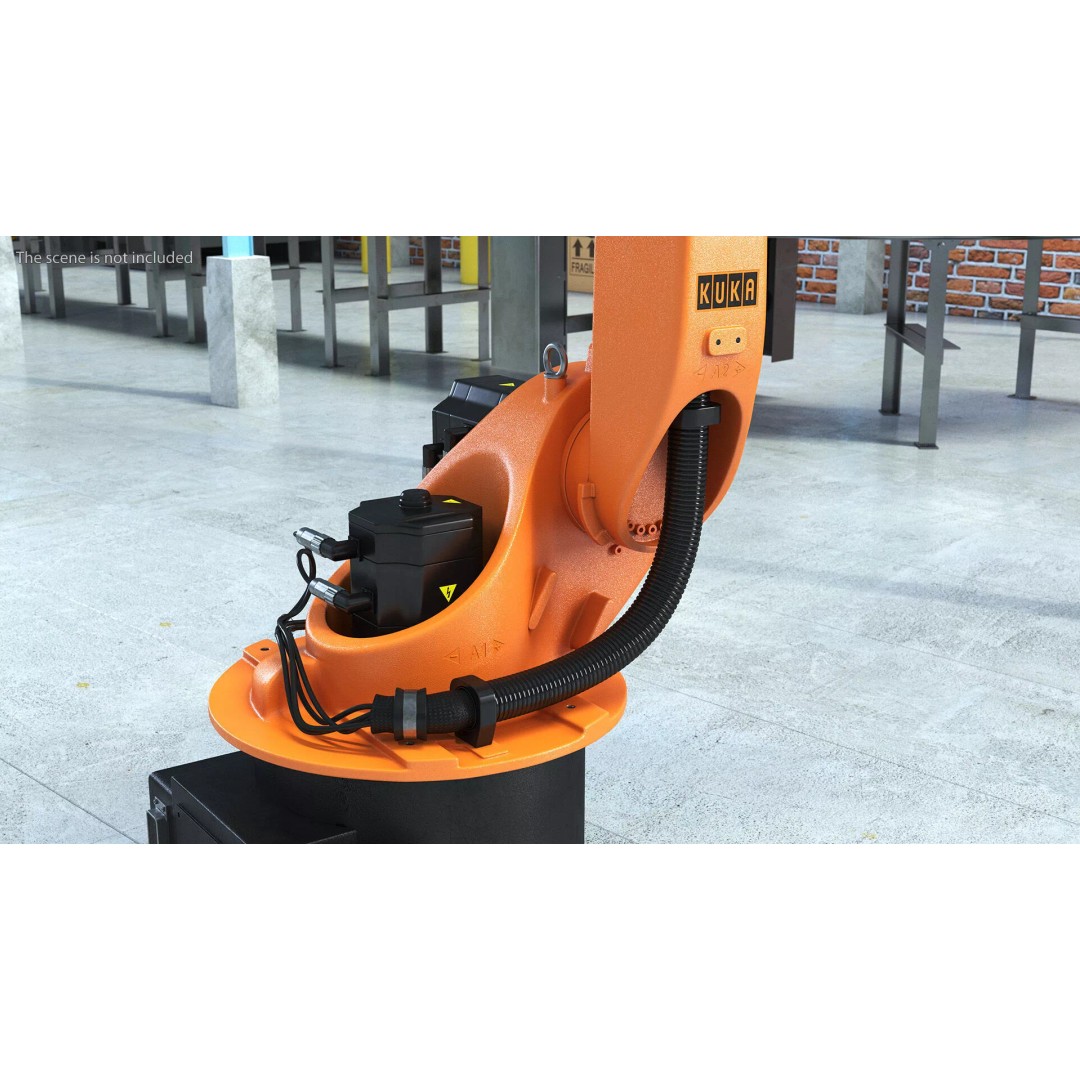 Kuka KR 16 3 3D Model – Rigged Industrial Robot Arm for Animation - View 10