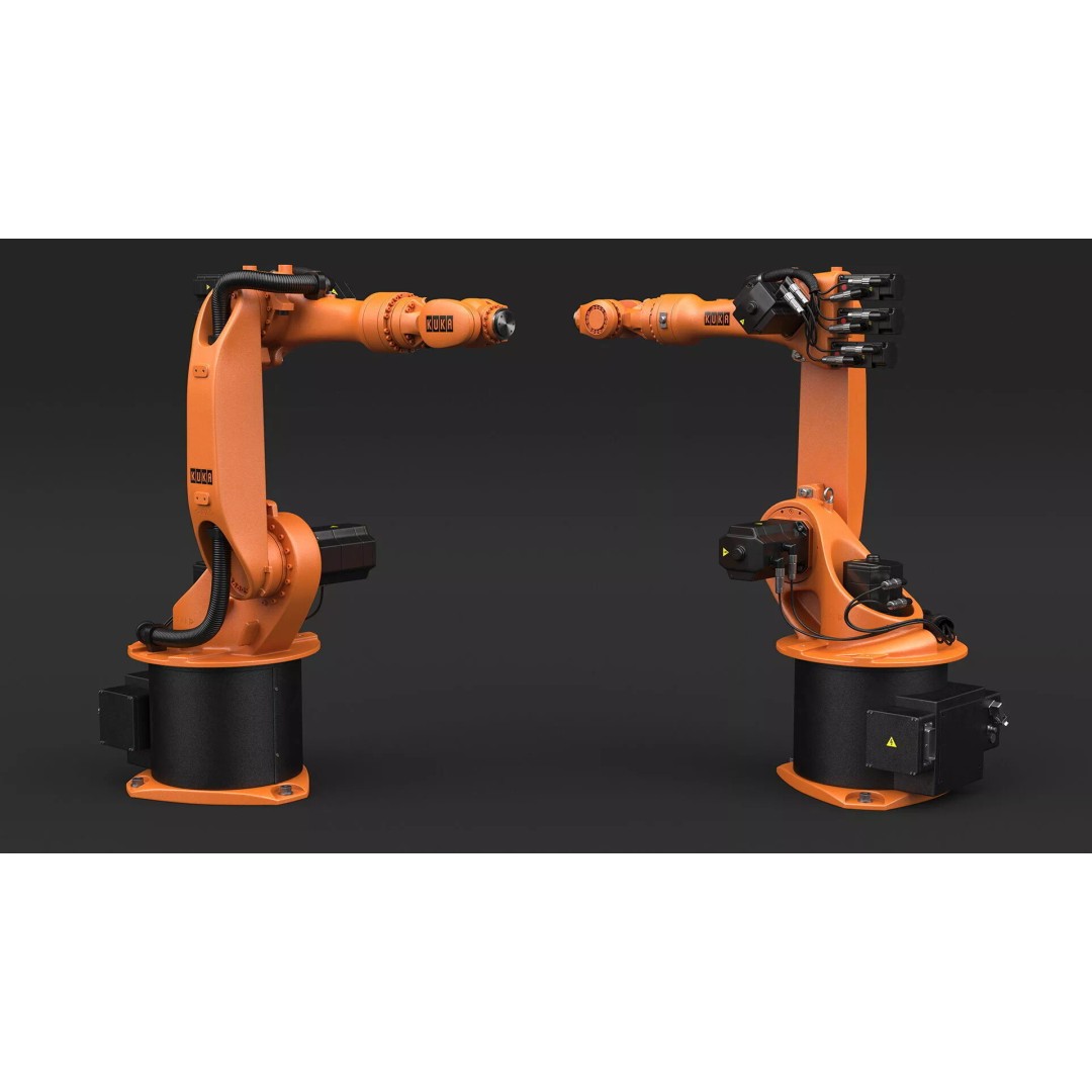 Kuka KR 16 3 3D Model – Rigged Industrial Robot Arm for Animation - View 11