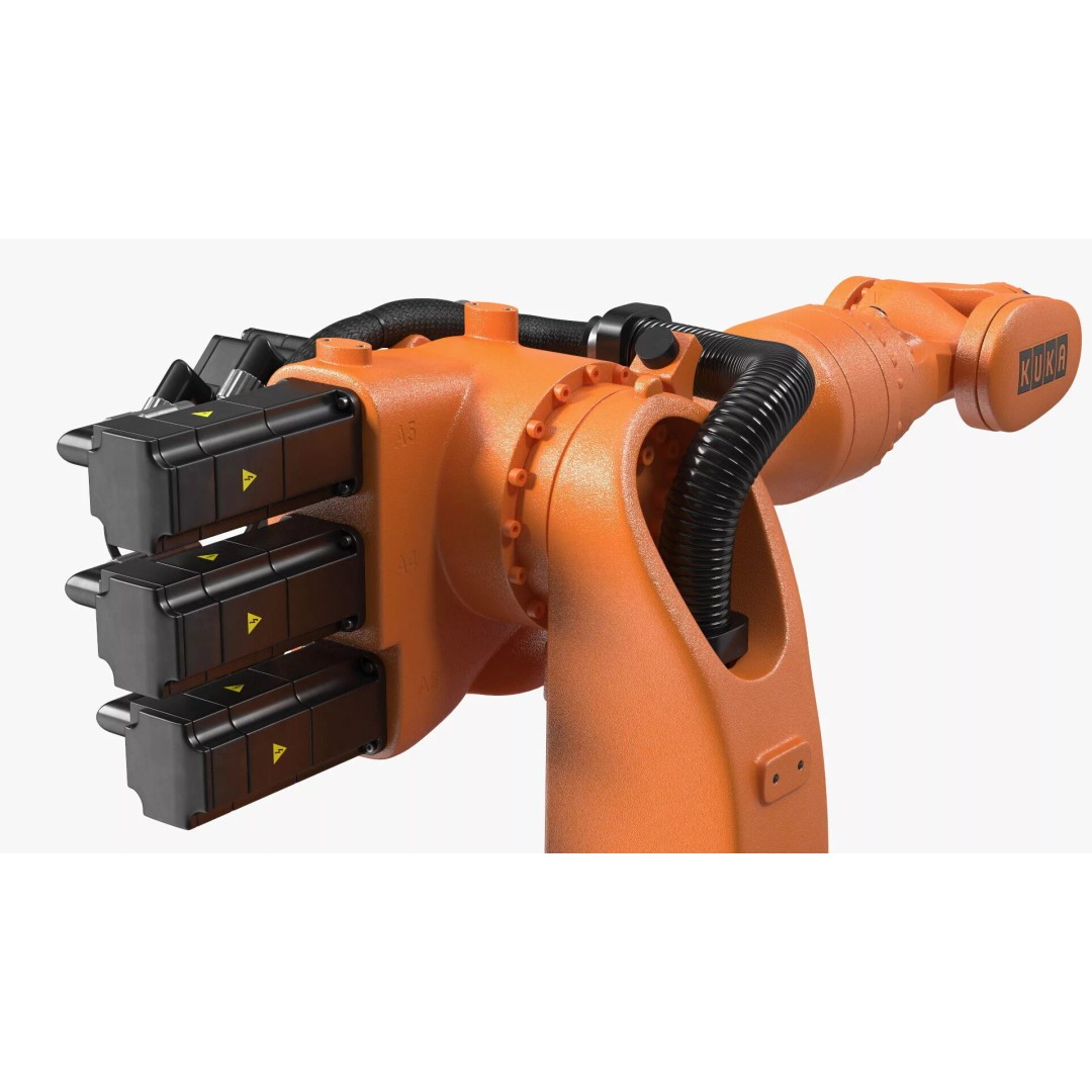 Kuka KR 16 3 3D Model – Rigged Industrial Robot Arm for Animation - View 20
