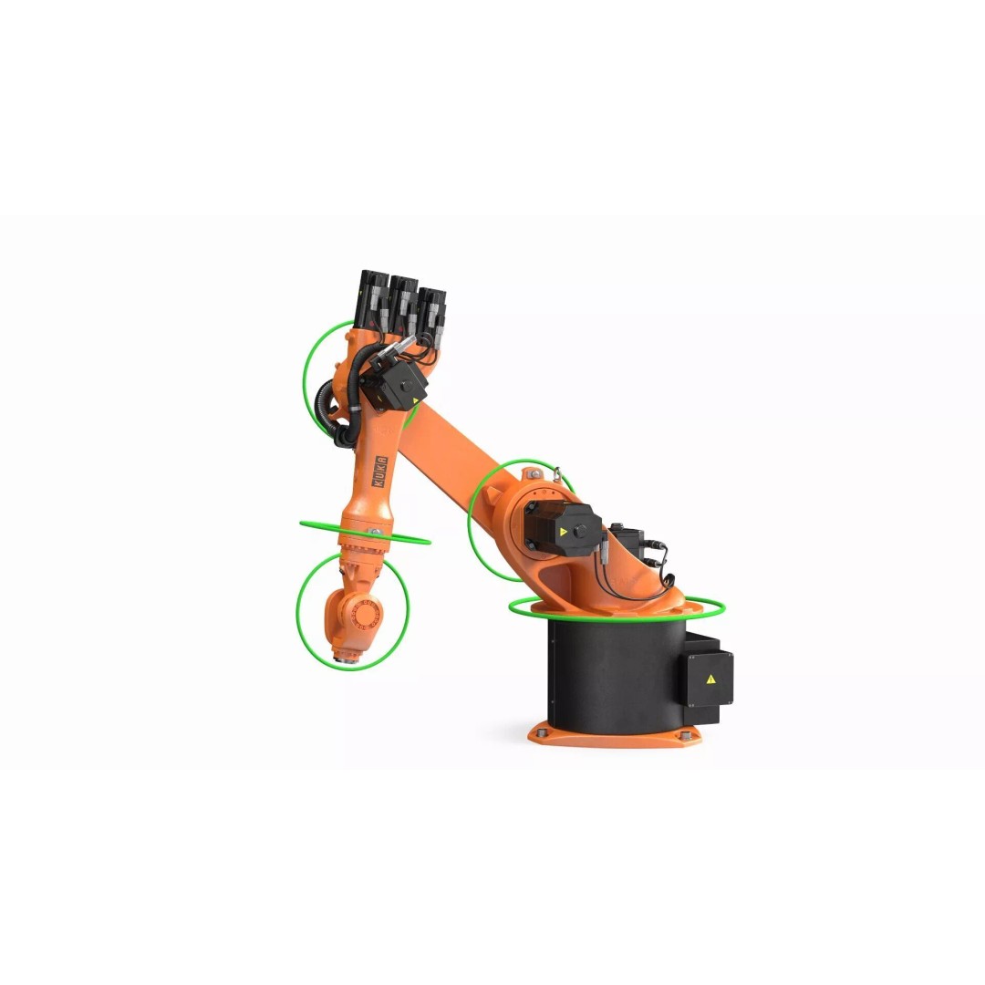 Kuka KR 16 3 3D Model – Rigged Industrial Robot Arm for Animation - View 3