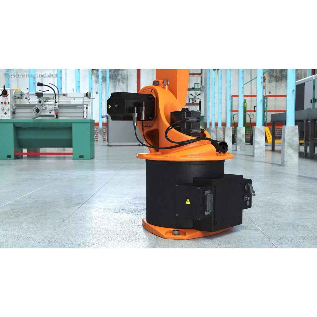 Kuka KR 16 3 3D Model – Rigged Industrial Robot Arm for Animation - View 9