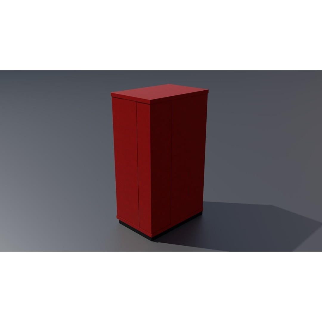 Workshop Closet and Bench 3D Model – PBR Industrial Assets, Blender - View 16