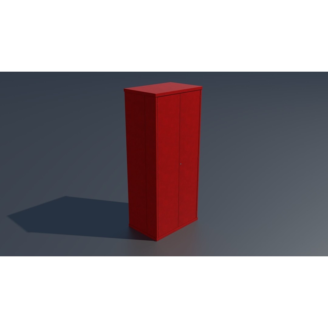 Workshop Closet and Bench 3D Model – PBR Industrial Assets, Blender - View 21
