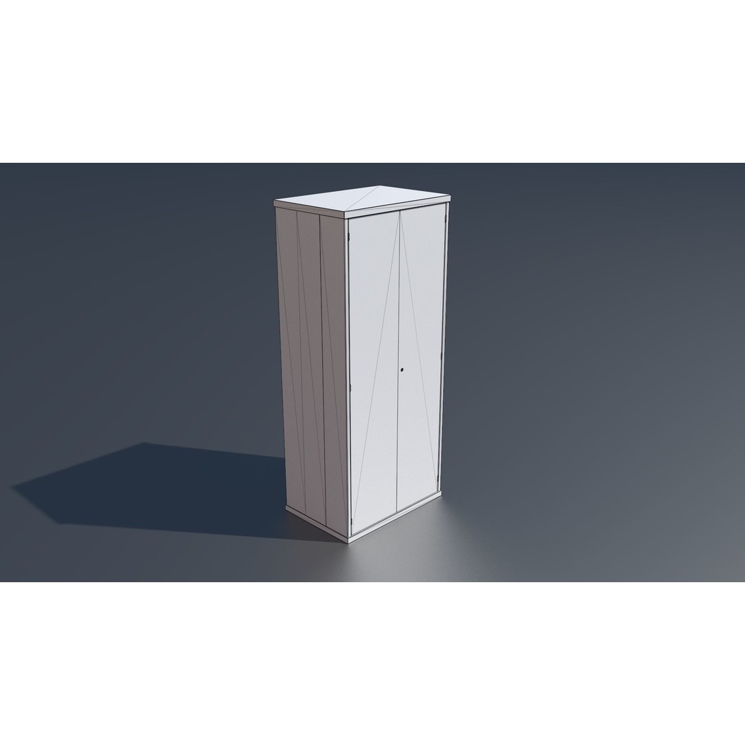 Workshop Closet and Bench 3D Model – PBR Industrial Assets, Blender - View 25