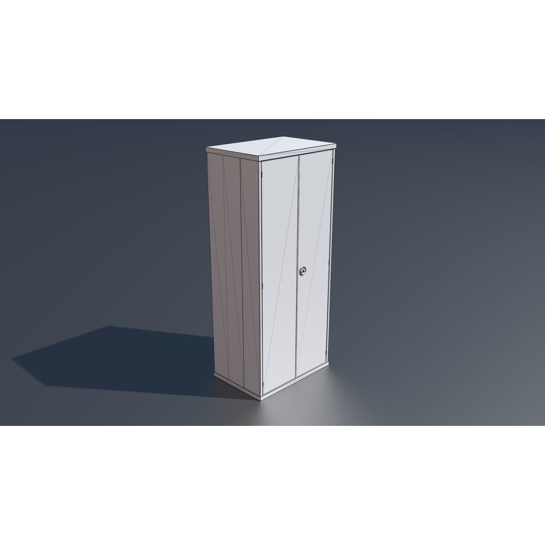 Workshop Closet and Bench 3D Model – PBR Industrial Assets, Blender - View 32
